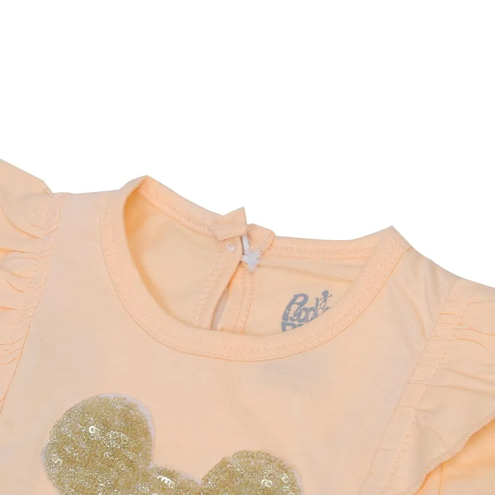 Infant Girls Character T-Shirts - Cream Puff | Bachaa Party Baby Clothes Girls Tops & T-Shirts