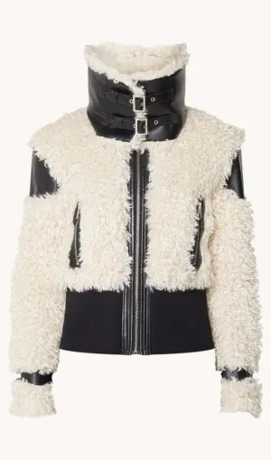 Inkia Faux Fur Bomber Jacket