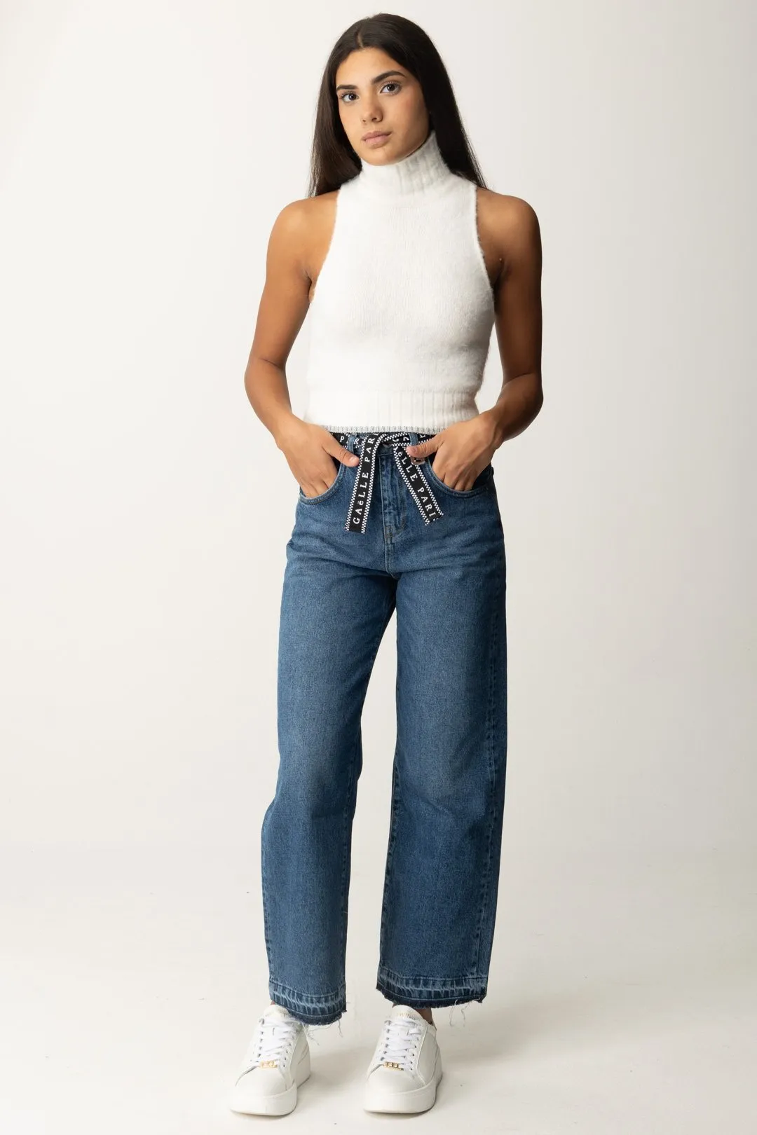 Jeans con Cintura Logata