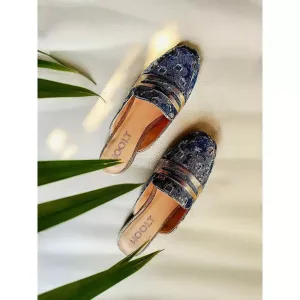 Jeans glow mules - Dark Jeans
