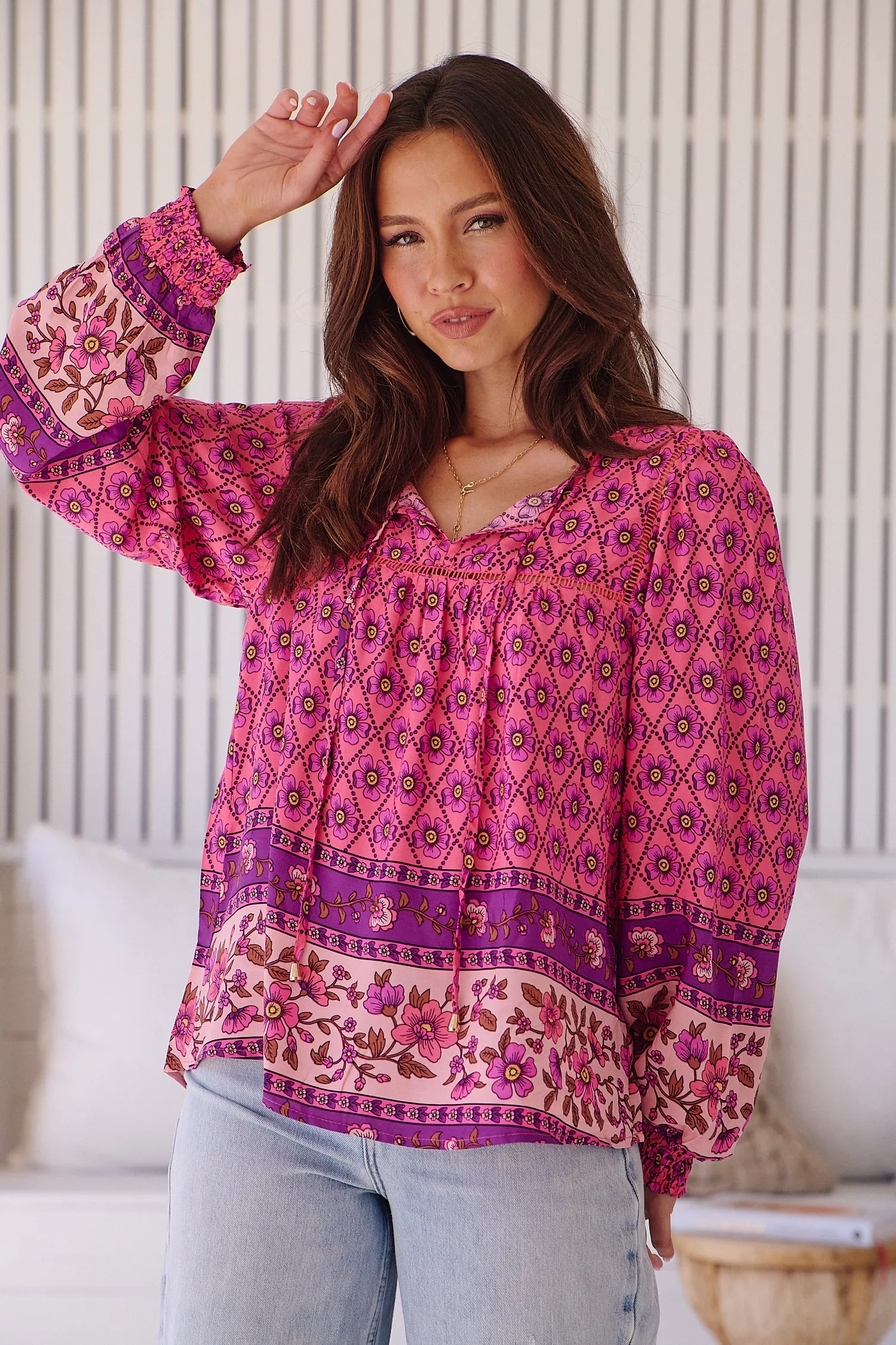 Jolene Print Quinn Blouse