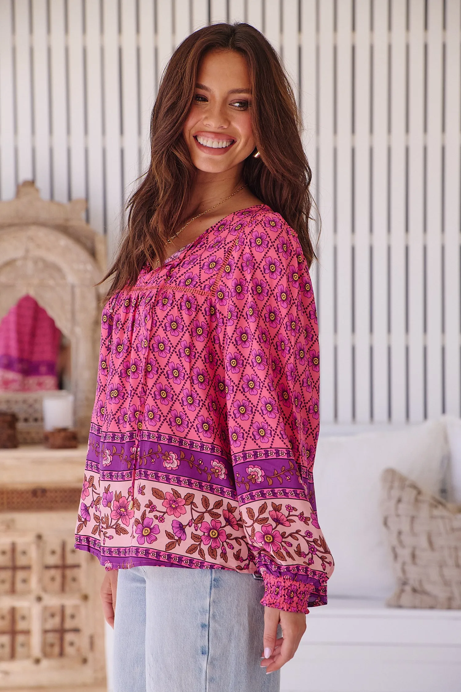 Jolene Print Quinn Blouse