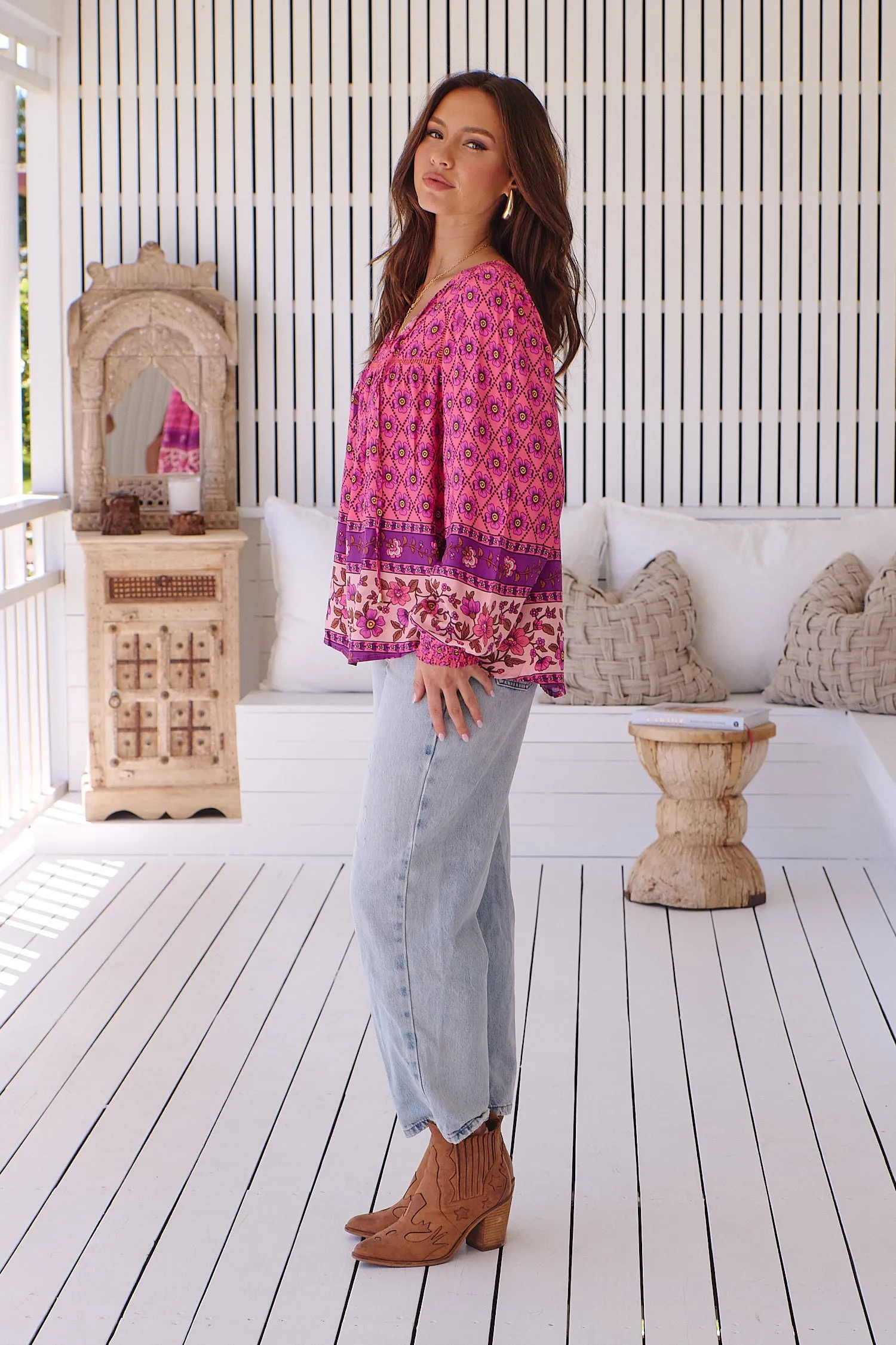 Jolene Print Quinn Blouse