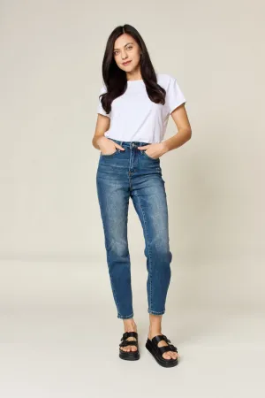 Judy Blue Regular/Plus Size Tummy Control High Waist Slim Jeans