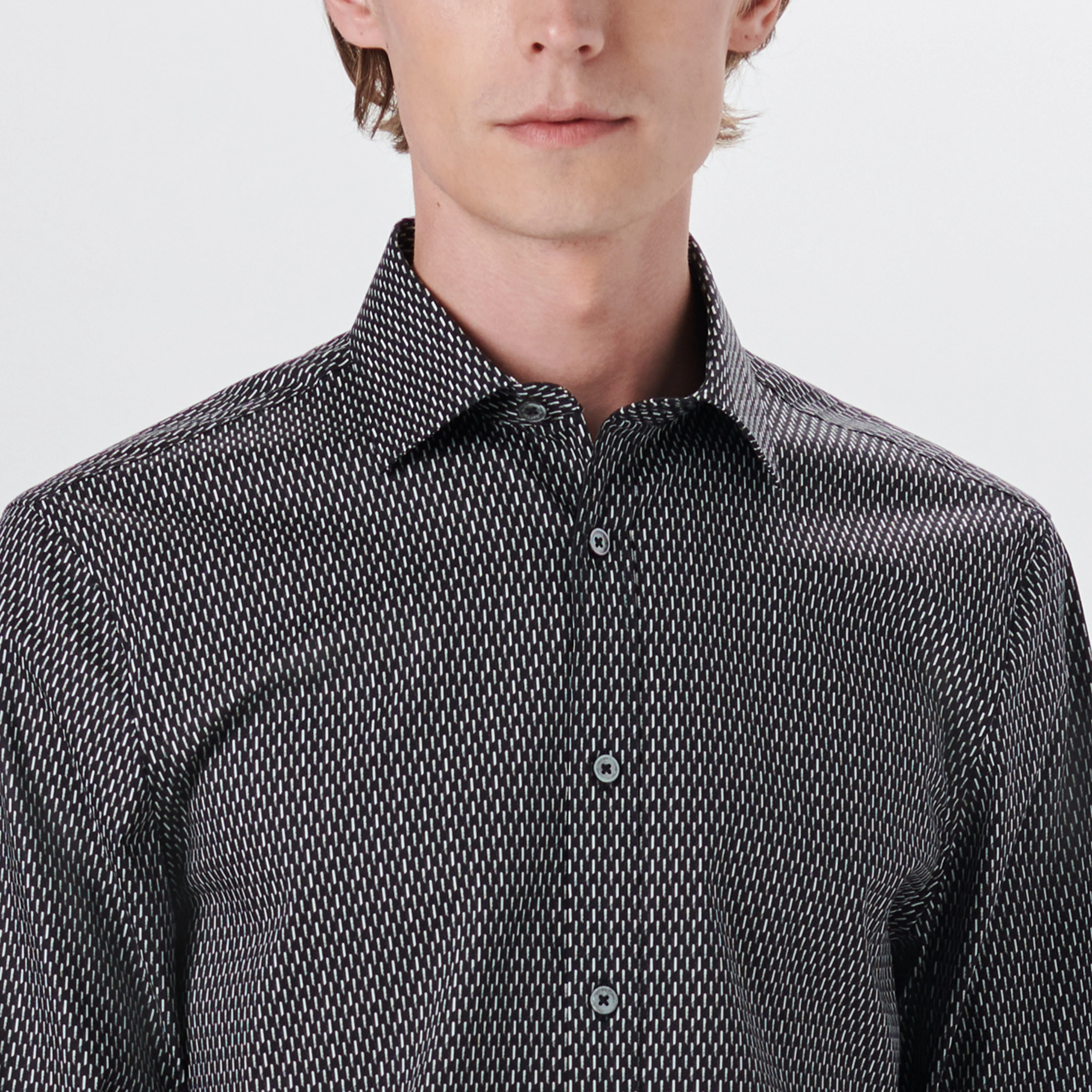 JULIAN Half Drop Print Shirt
