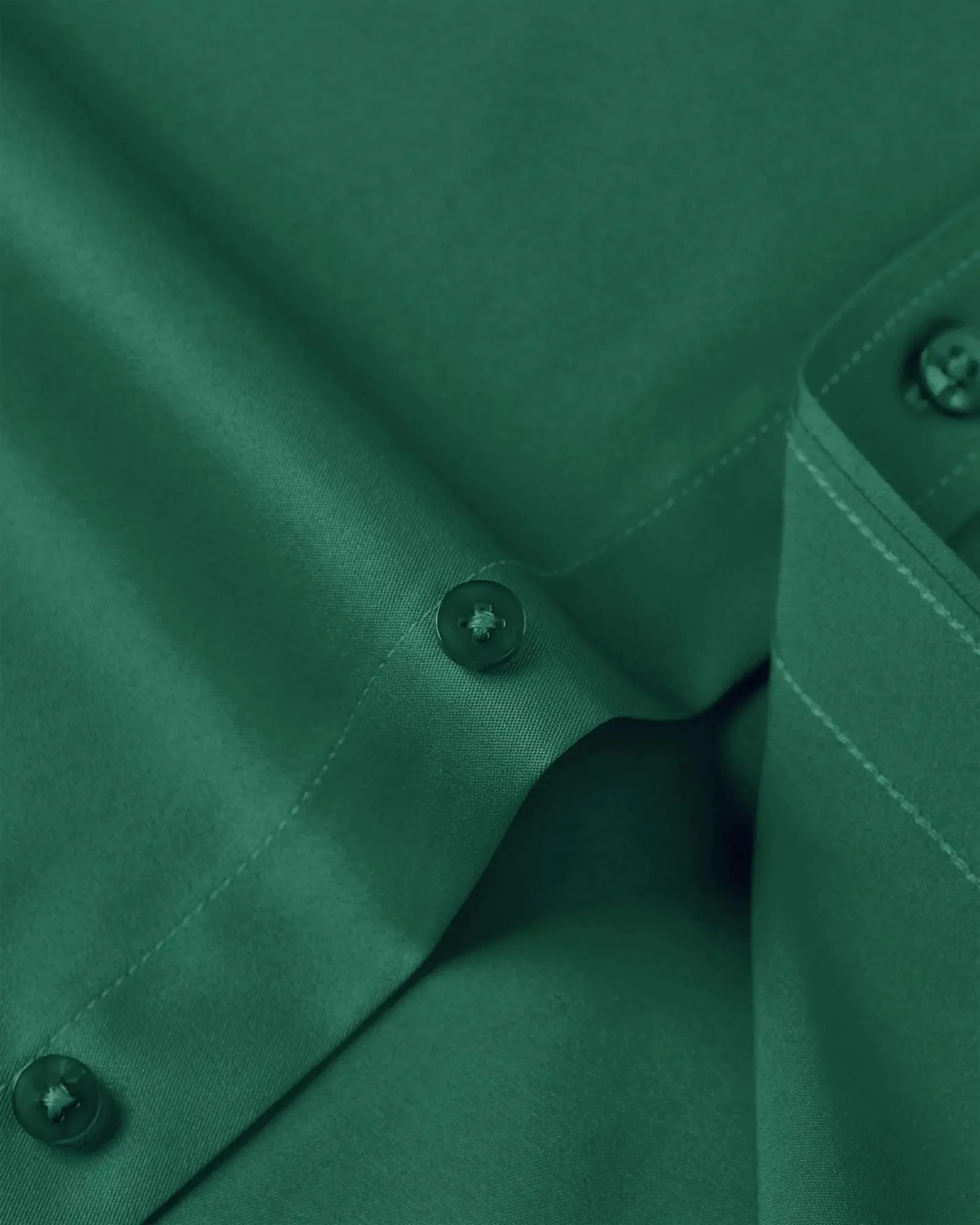 J.VER Men's Dress Shirts Solid Long Sleeve Stretch Wrinkle-Free Formal Shirt Business Casual Button Down Shirts Vintage Green Medium