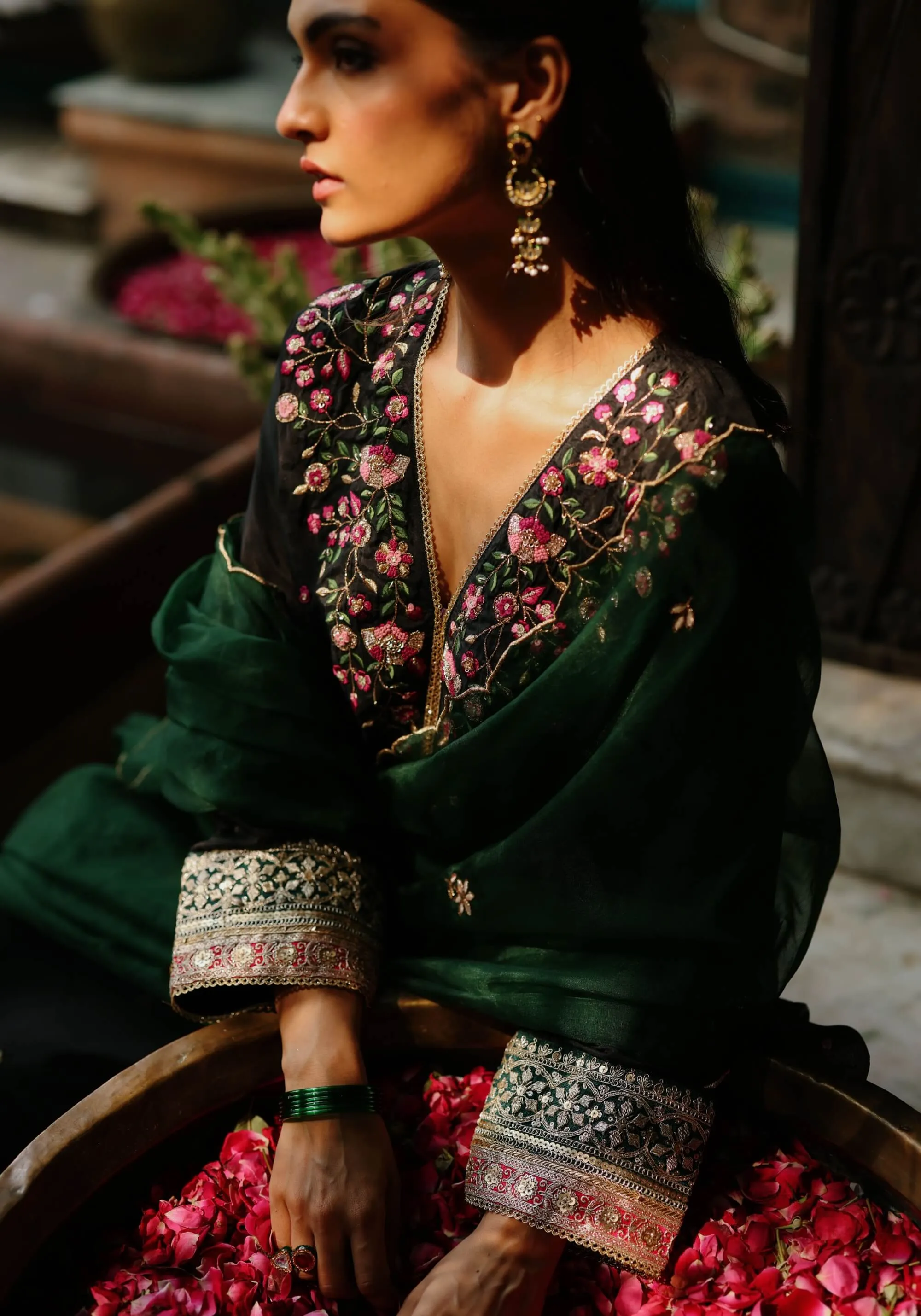 Kaleera black kurta set