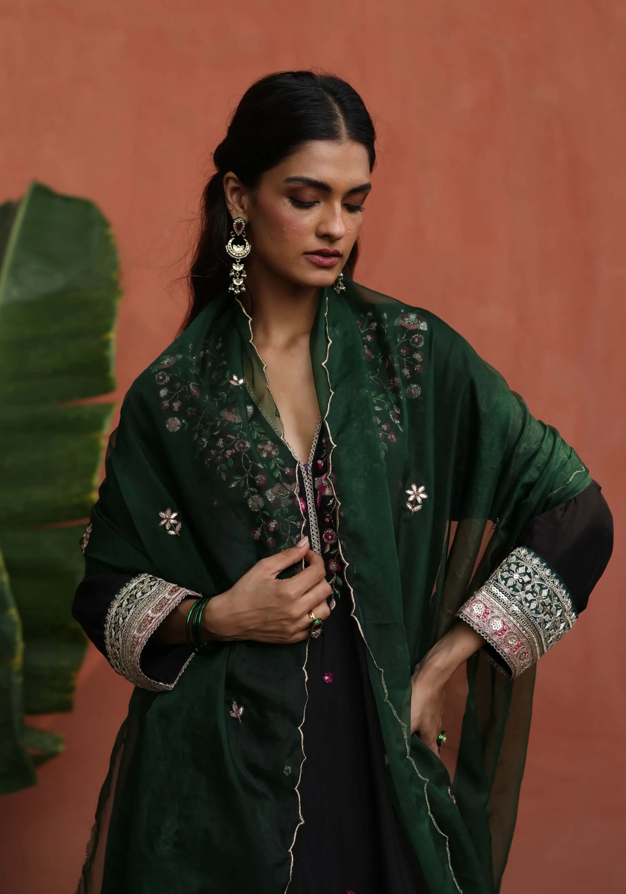 Kaleera black kurta set