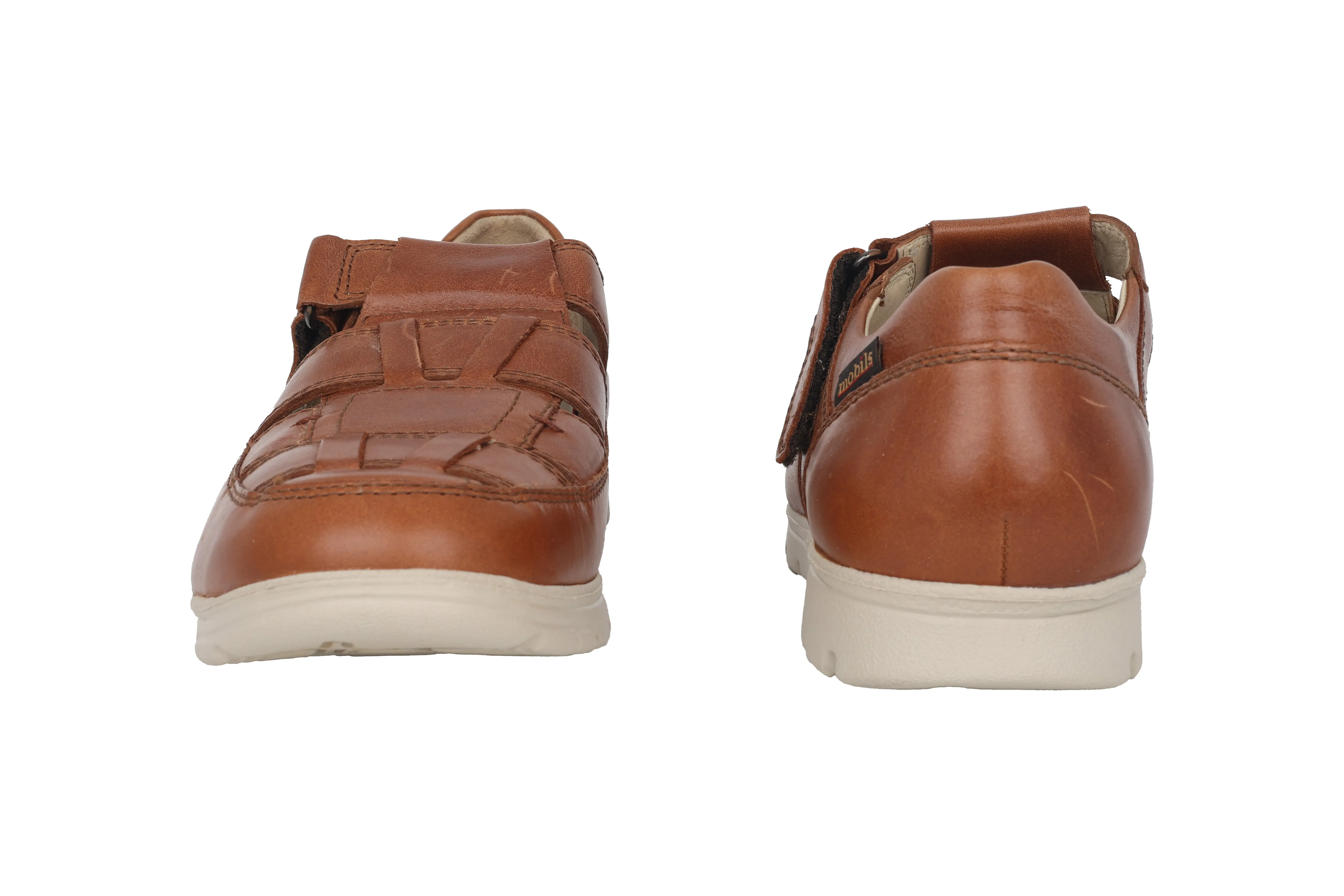 'Kenneth' men's wide fit (H) sandal - Hazelnut brown