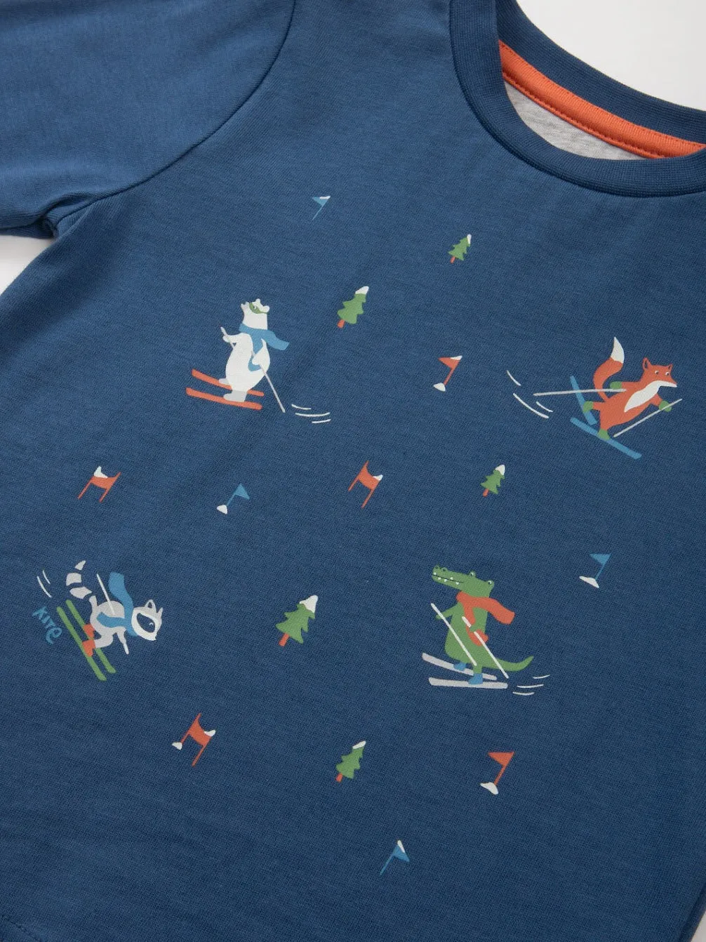 Kite Snow Run T-Shirt F457 Blue