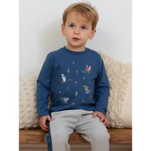Kite Snow Run T-Shirt F457 Blue
