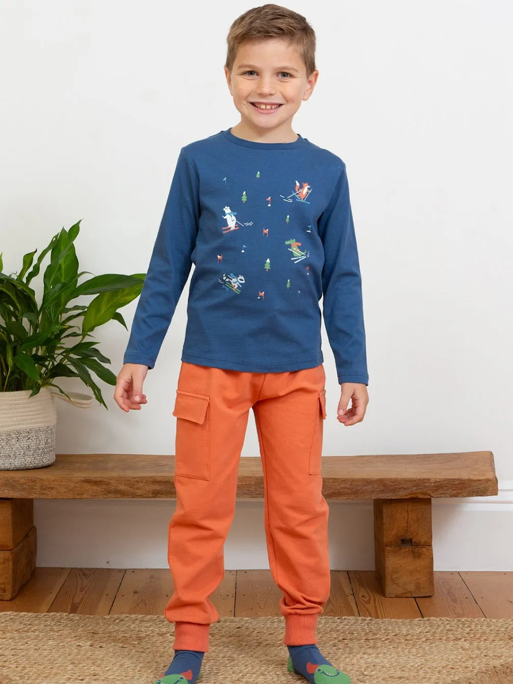 Kite Snow Run T-Shirt F457 Blue
