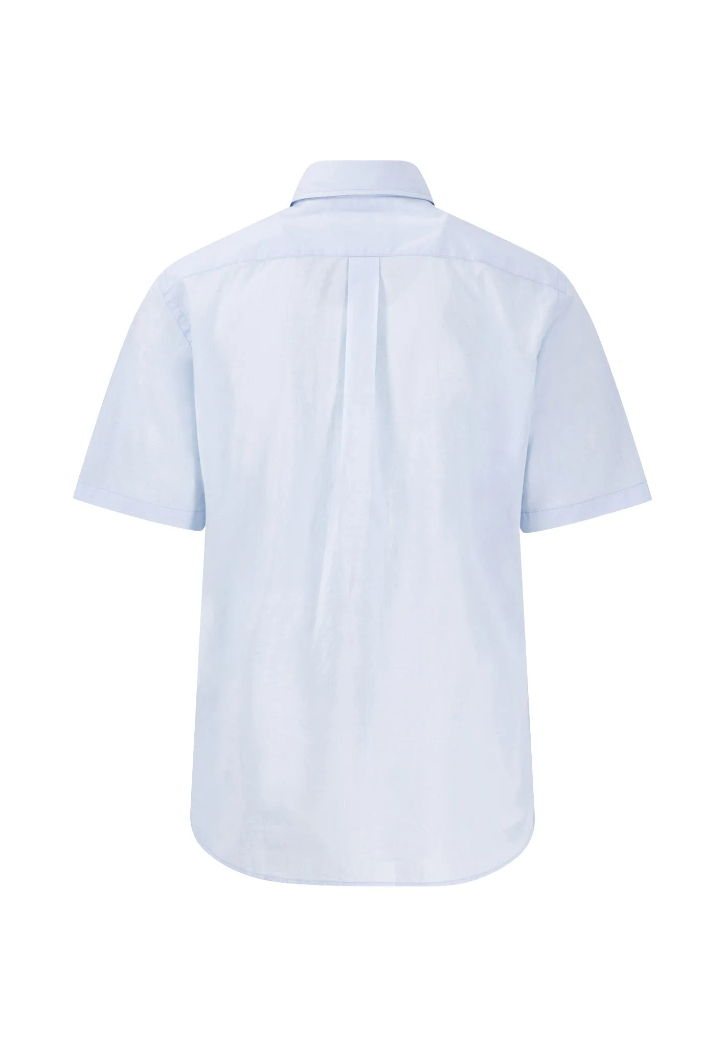 Kurzarm Hemd aus Baumwolle mit Button-Down-Kragen