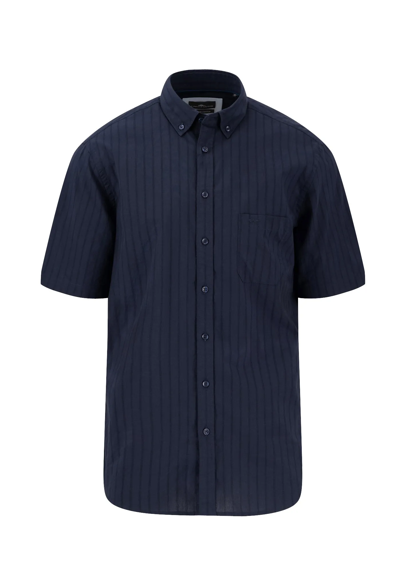 Kurzarm Hemd aus Baumwolle mit Button-Down-Kragen