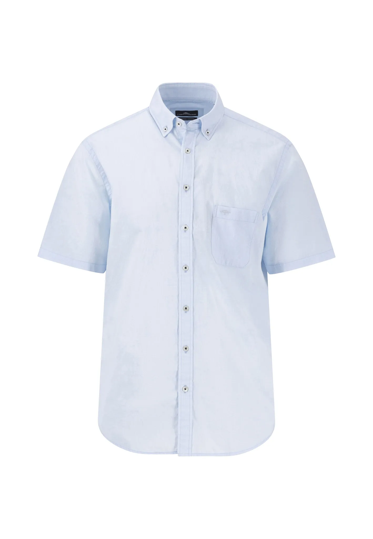 Kurzarm Hemd aus Baumwolle mit Button-Down-Kragen