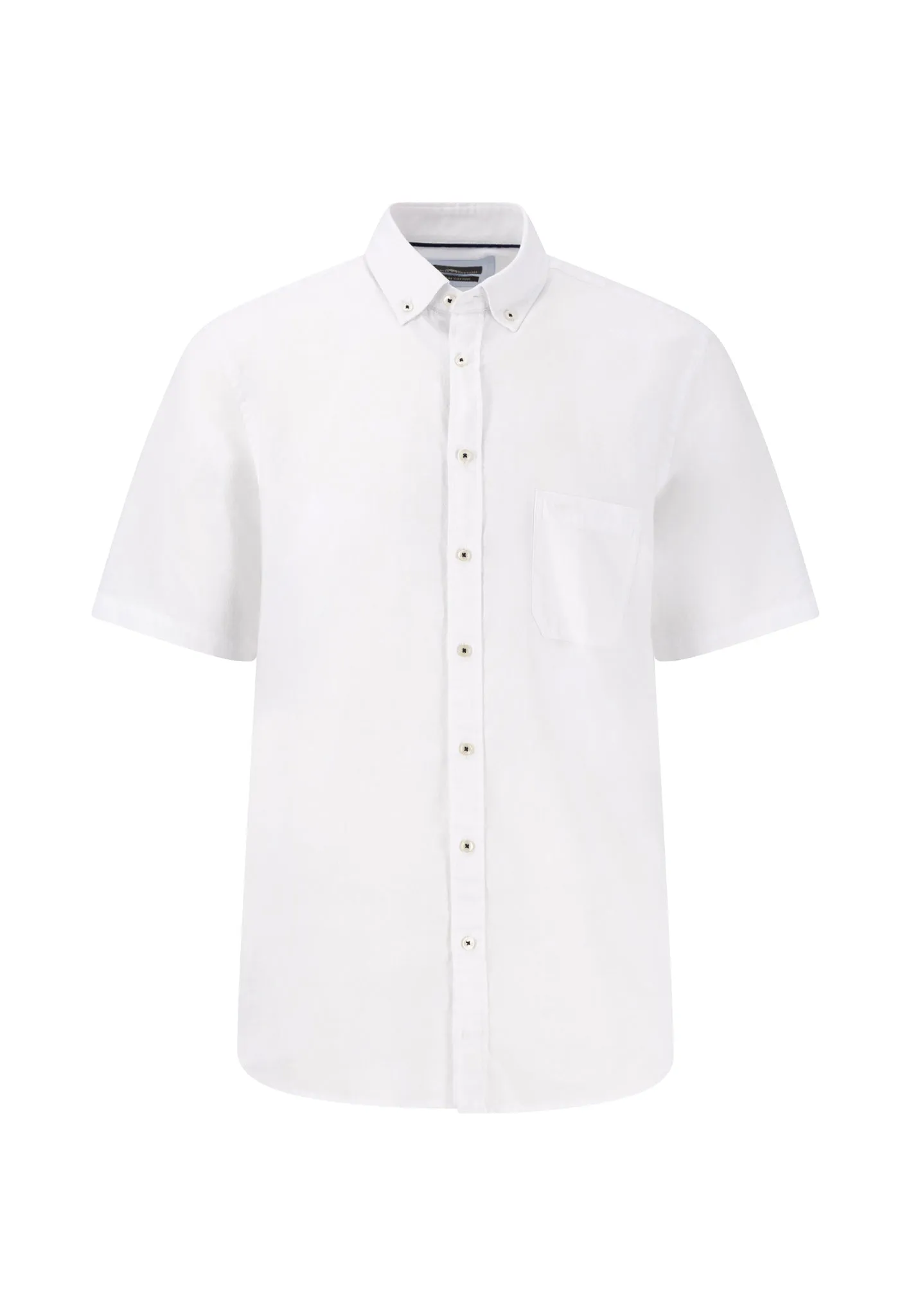Kurzarm Hemd aus Baumwolle mit Button-Down-Kragen