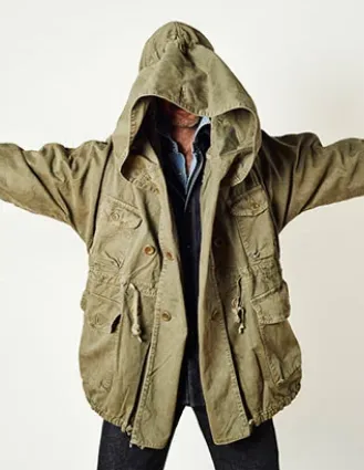 [L] Kapital Cotton Katsuragi Ring Coat