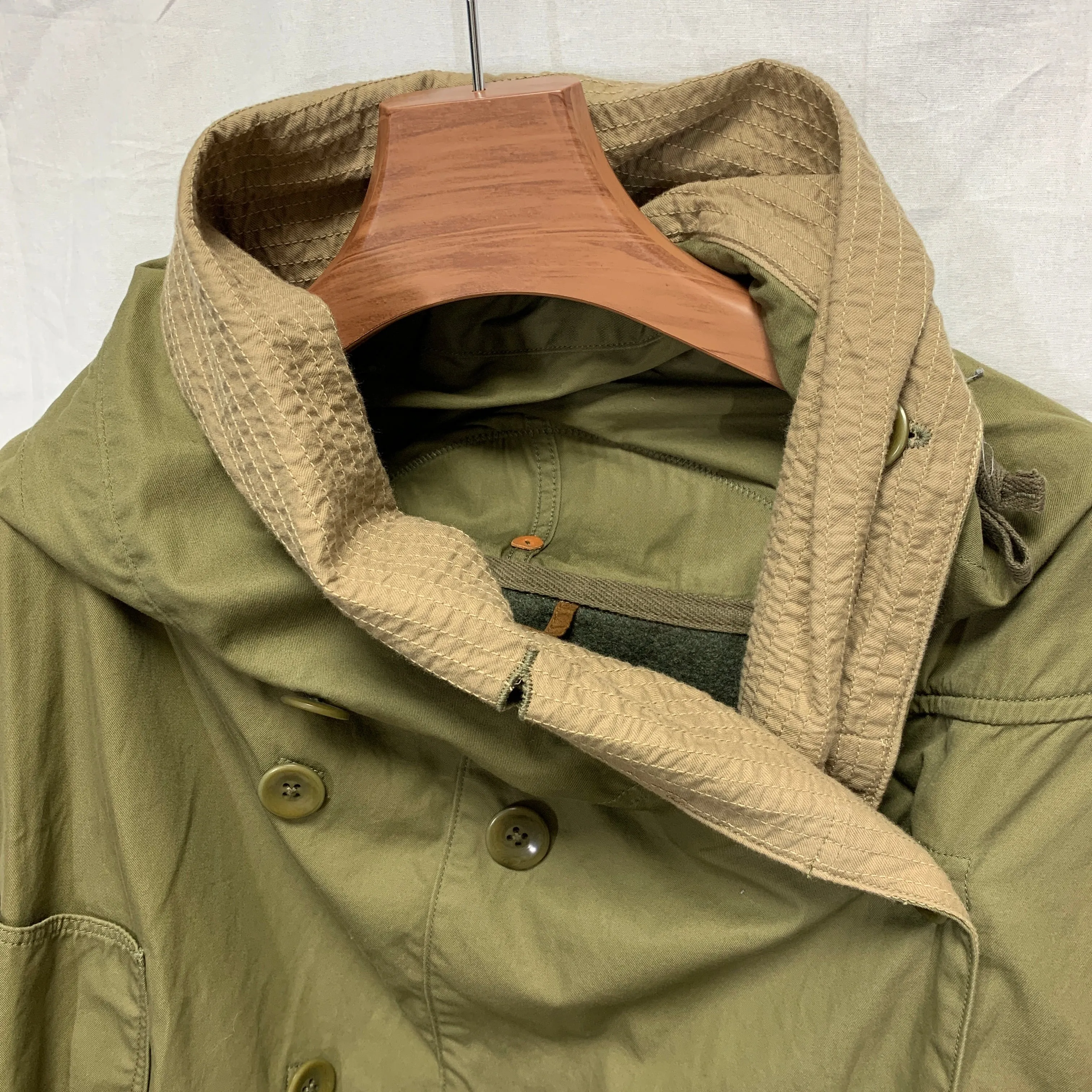 [L] Kapital Cotton Katsuragi Ring Coat