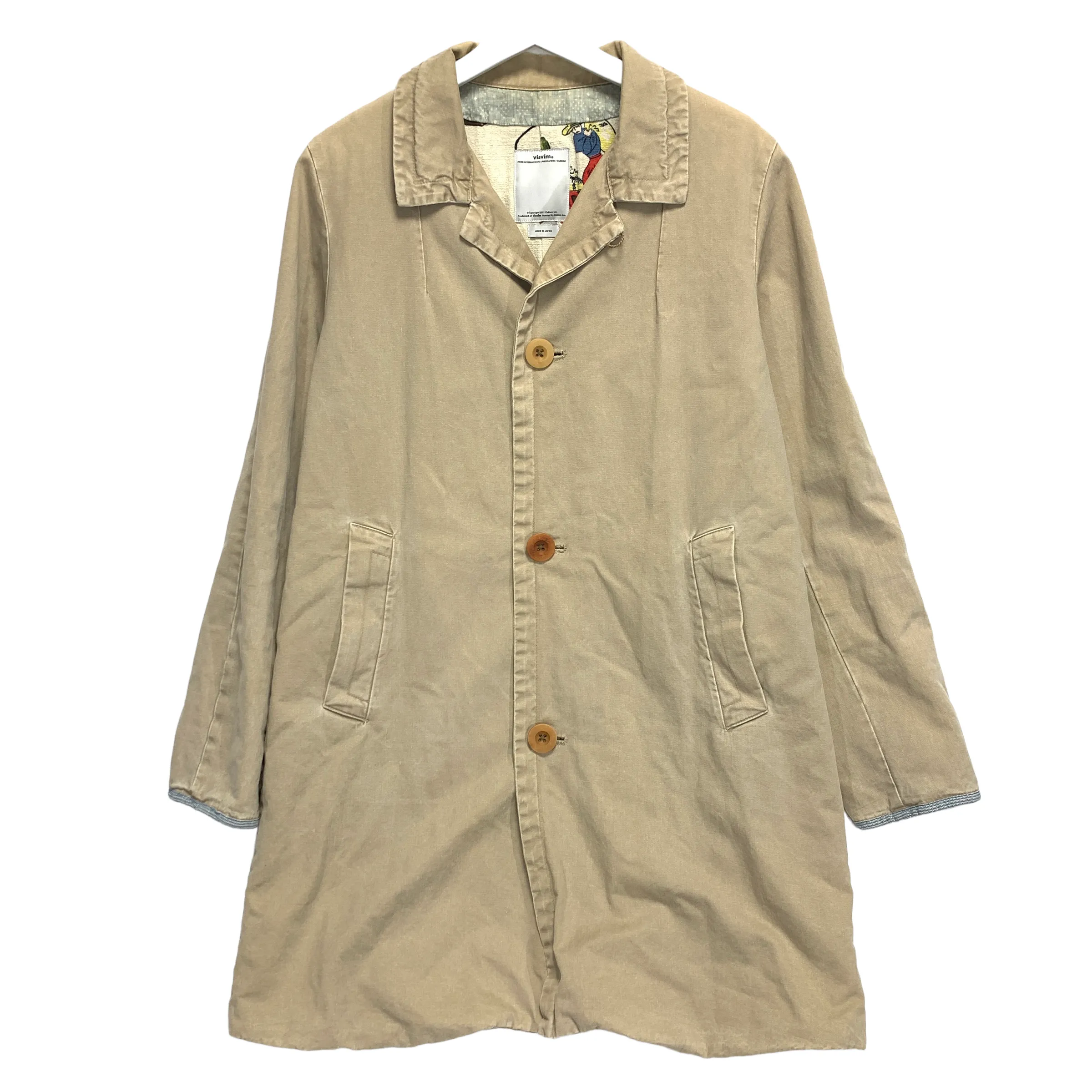 [L] Visvim 14AW Mies Coat Indigo