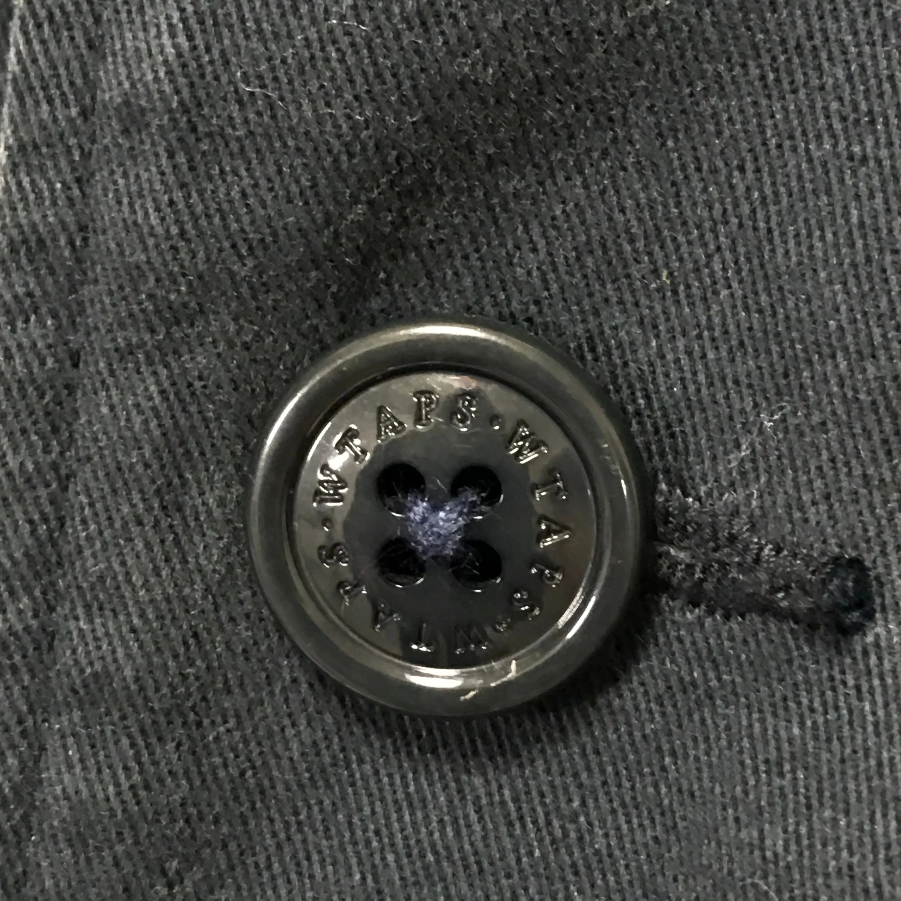 [L] WTaps 11AW Revolutionary Warfare Shop Coat Navy
