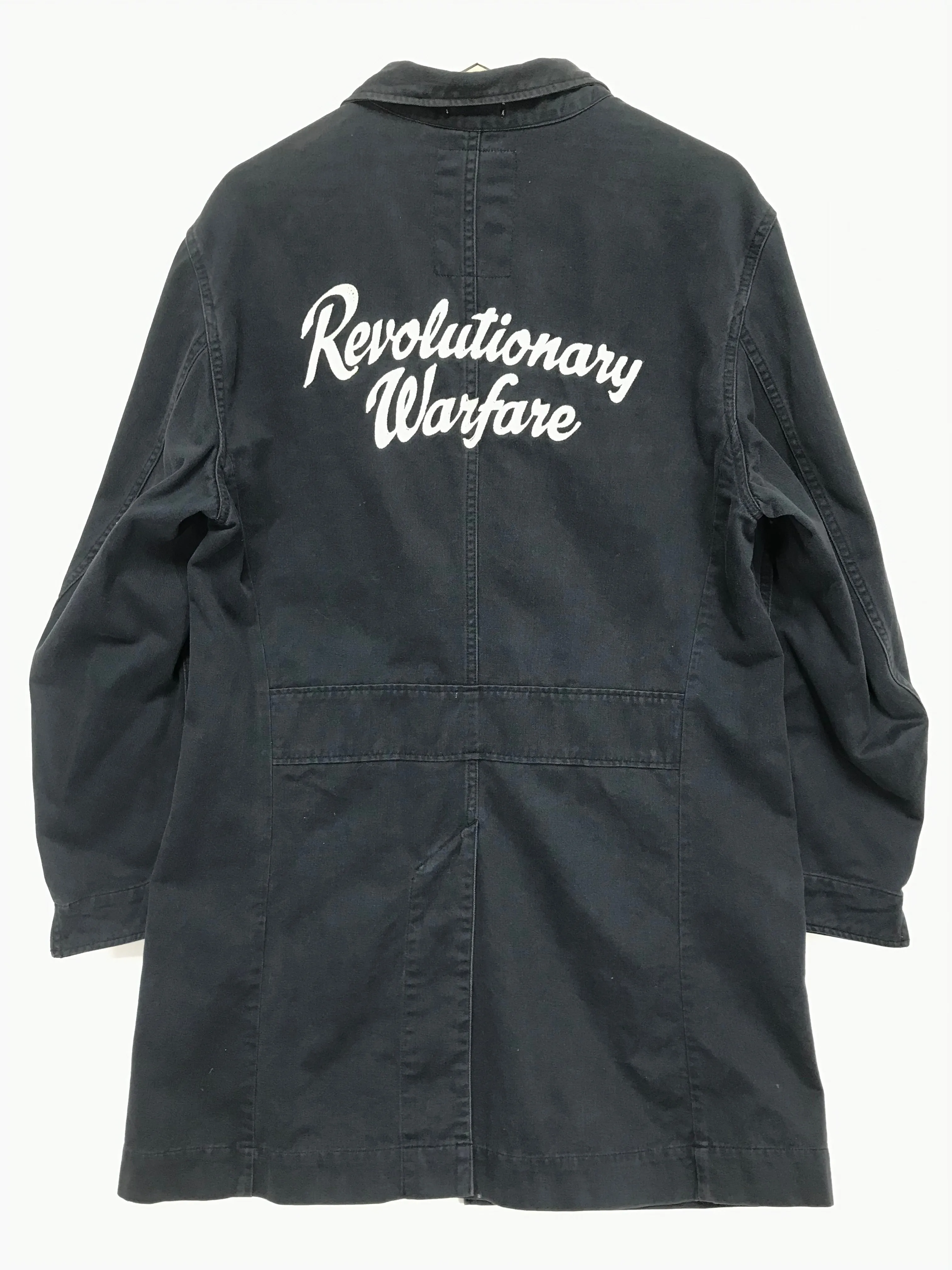 [L] WTaps 11AW Revolutionary Warfare Shop Coat Navy