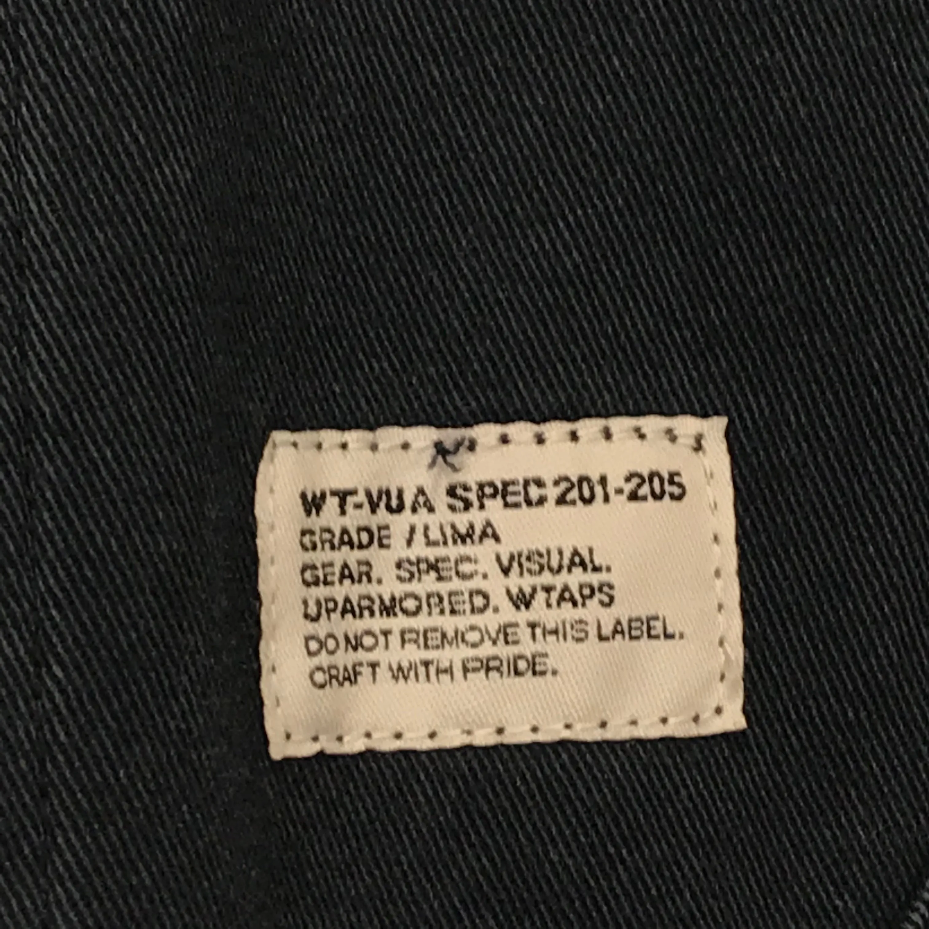 [L] WTaps 11AW Revolutionary Warfare Shop Coat Navy