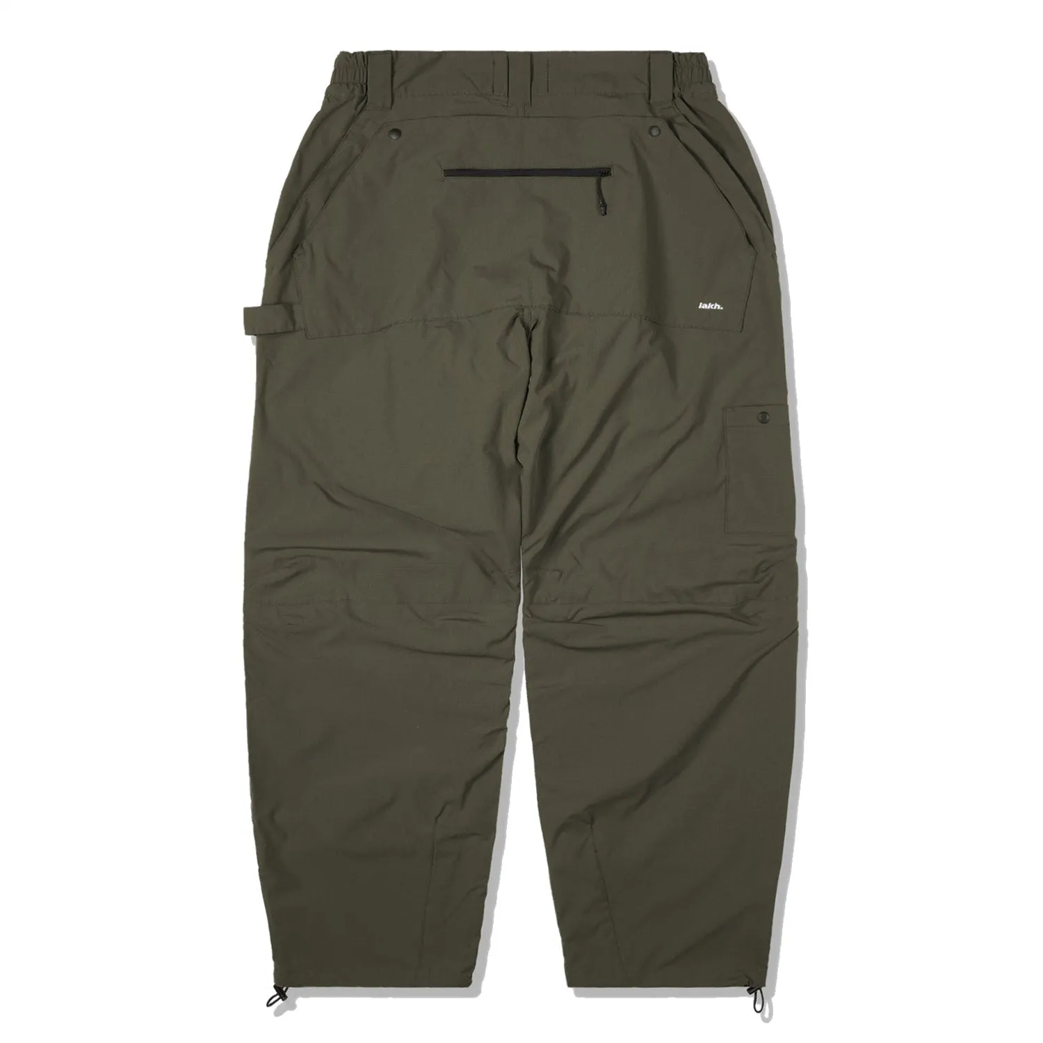 LAKH Patched Worker Pants Olive