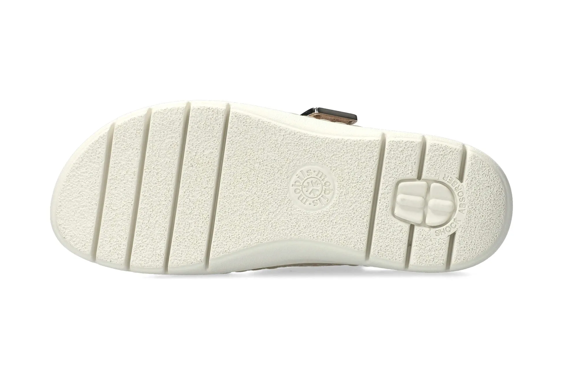 'Lalia' women's sandal wide fit (H) - Beige