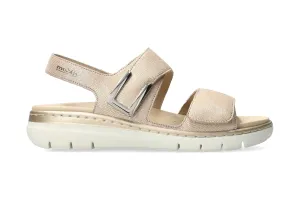 'Lalia' women's sandal wide fit (H) - Beige