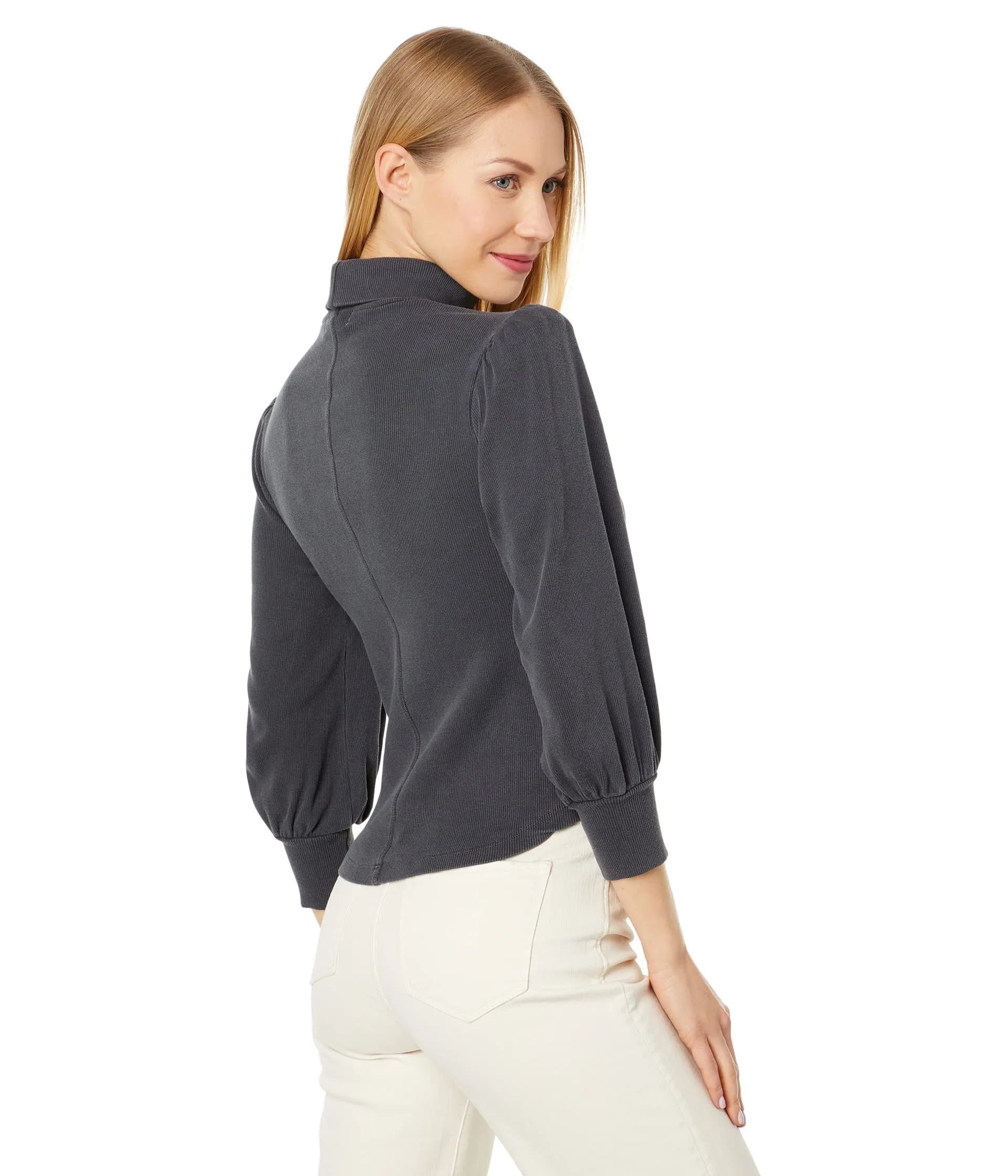 LAmade Cheviot Cutout Bell Sleeve Black MD