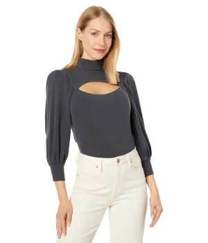 LAmade Cheviot Cutout Bell Sleeve Black MD