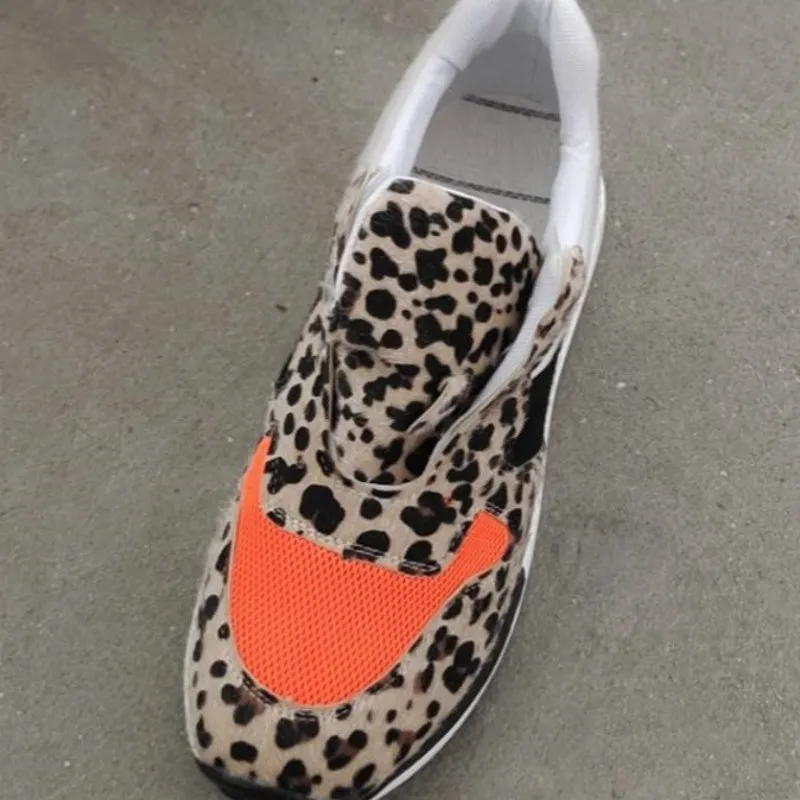 Leopard Lace Casual Pumps