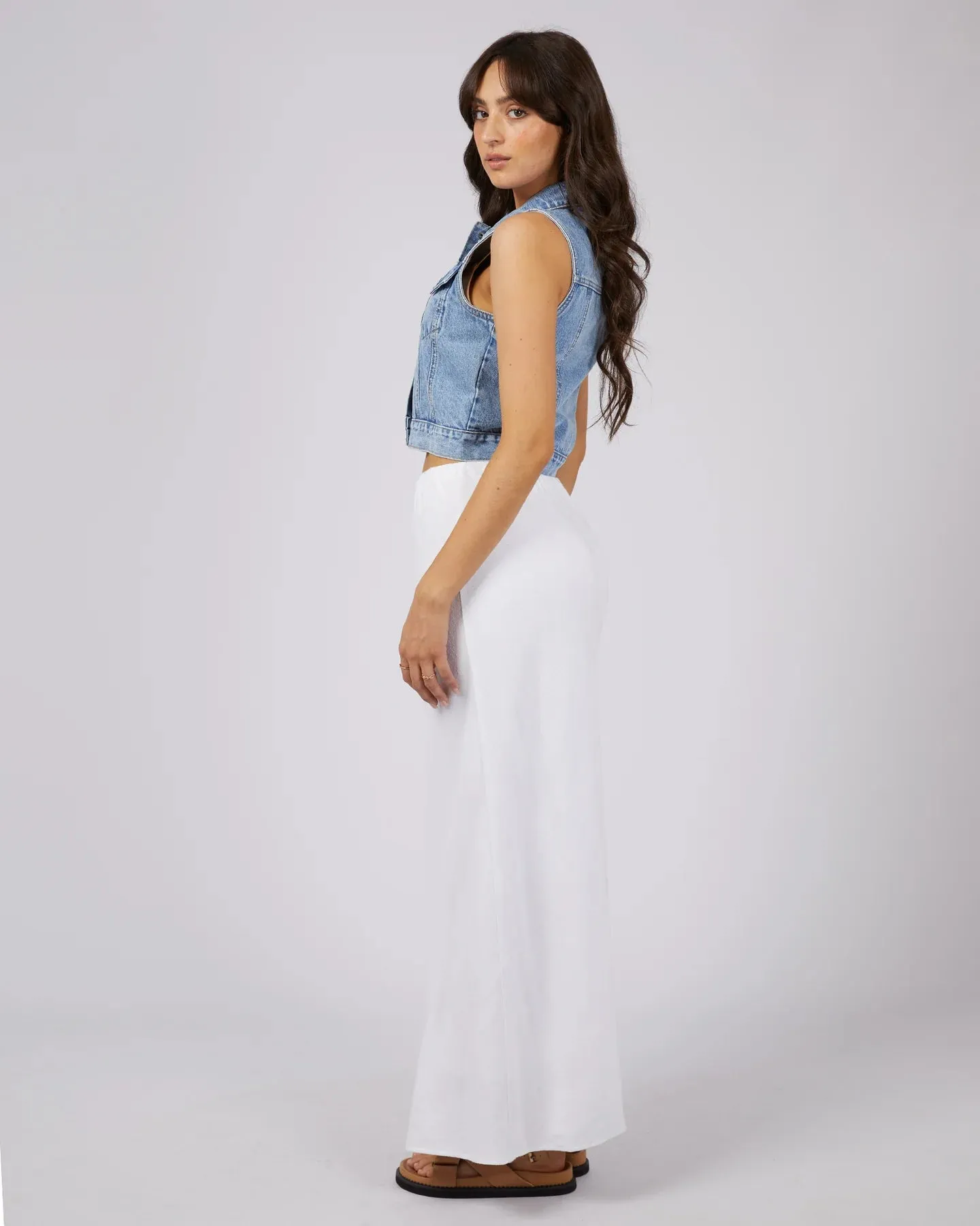 Leyla Maxi Skirt White