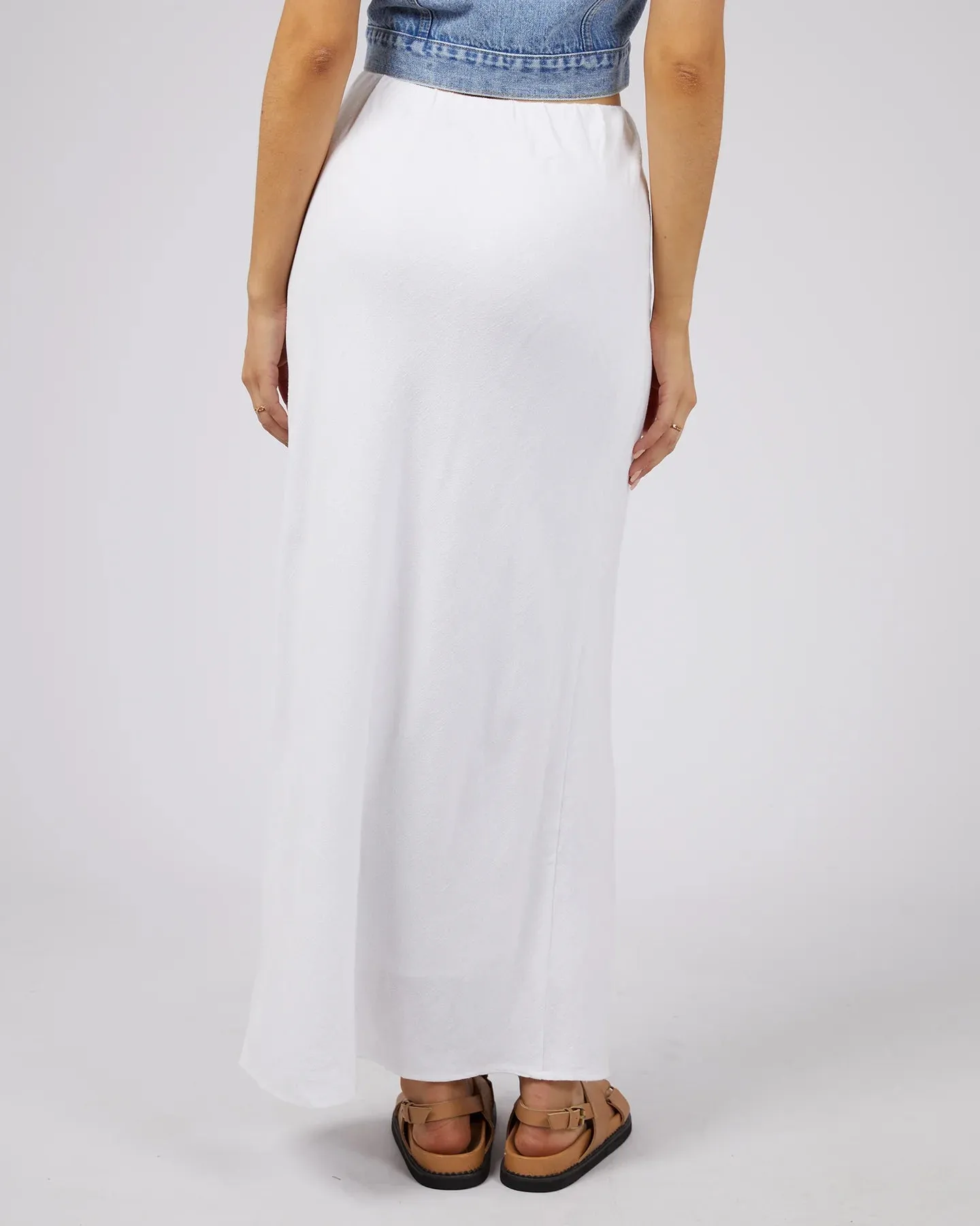 Leyla Maxi Skirt White