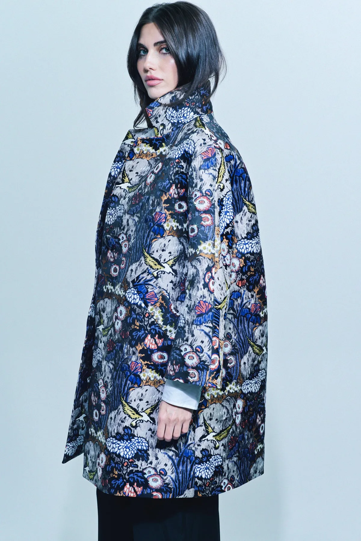 LIBERTINE | ‘SCHOLARS ROCK’ NOTCHED LAPEL COAT