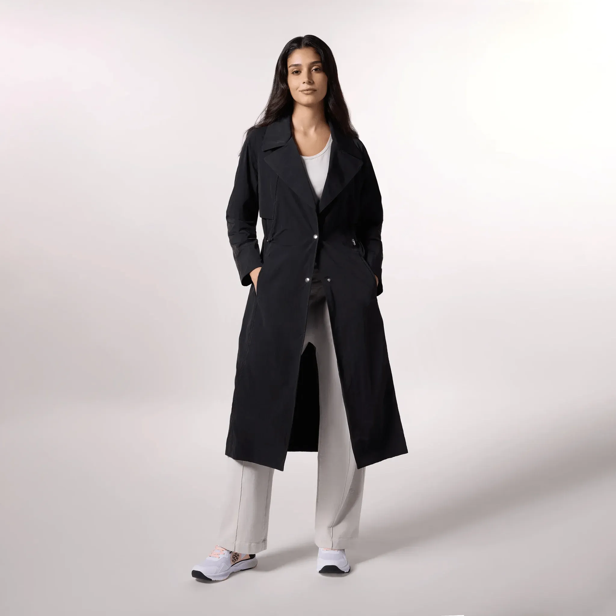 Lightweight Trench Coat - SEASONAL OLIVE