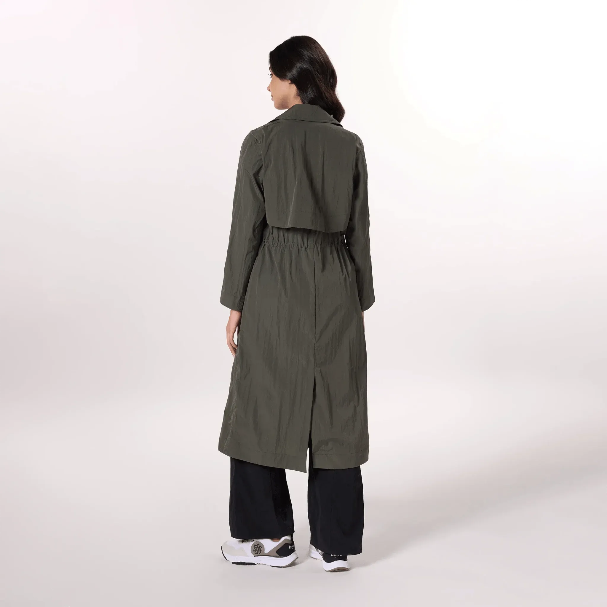 Lightweight Trench Coat - SEASONAL OLIVE
