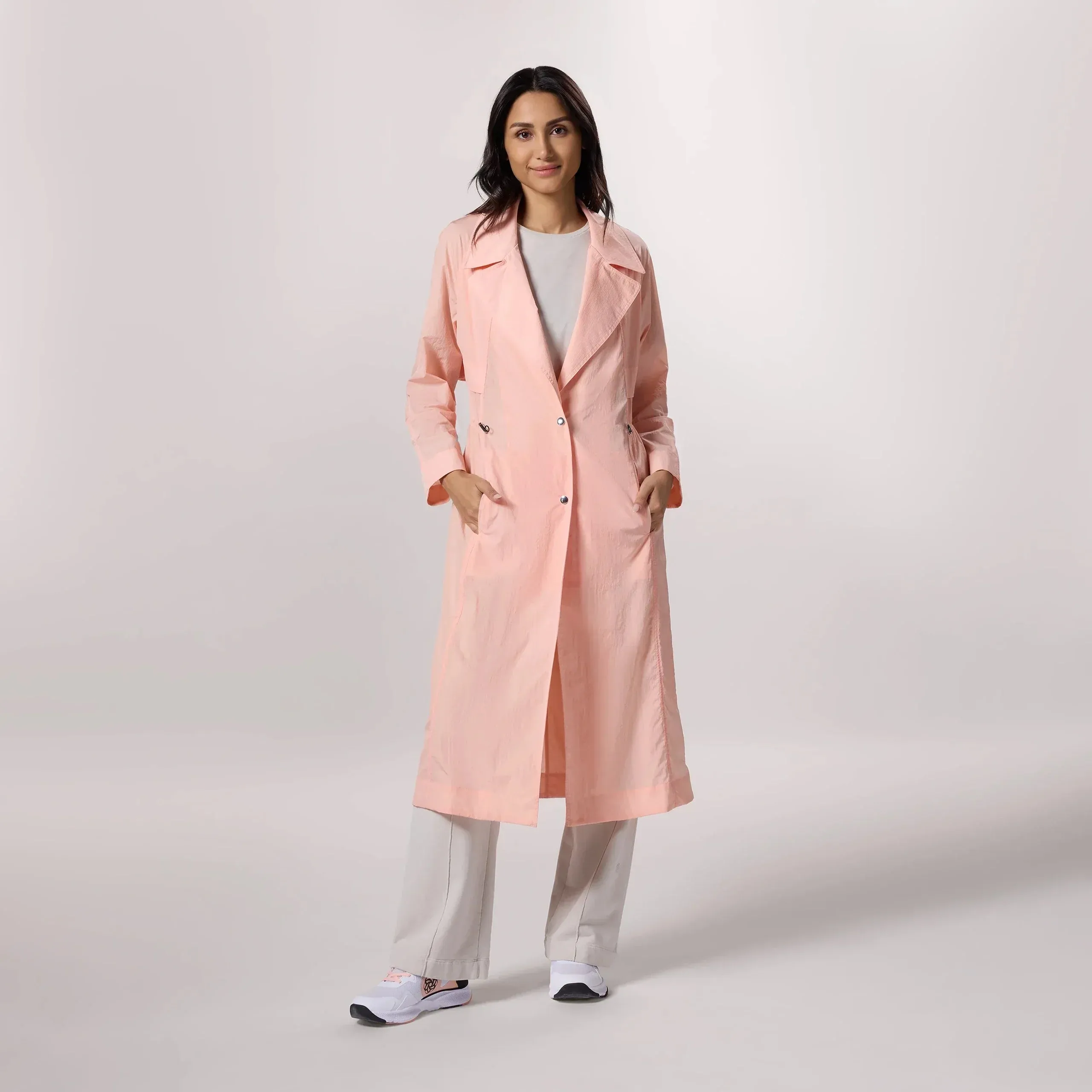 Lightweight Trench Coat - SEASONAL PINK