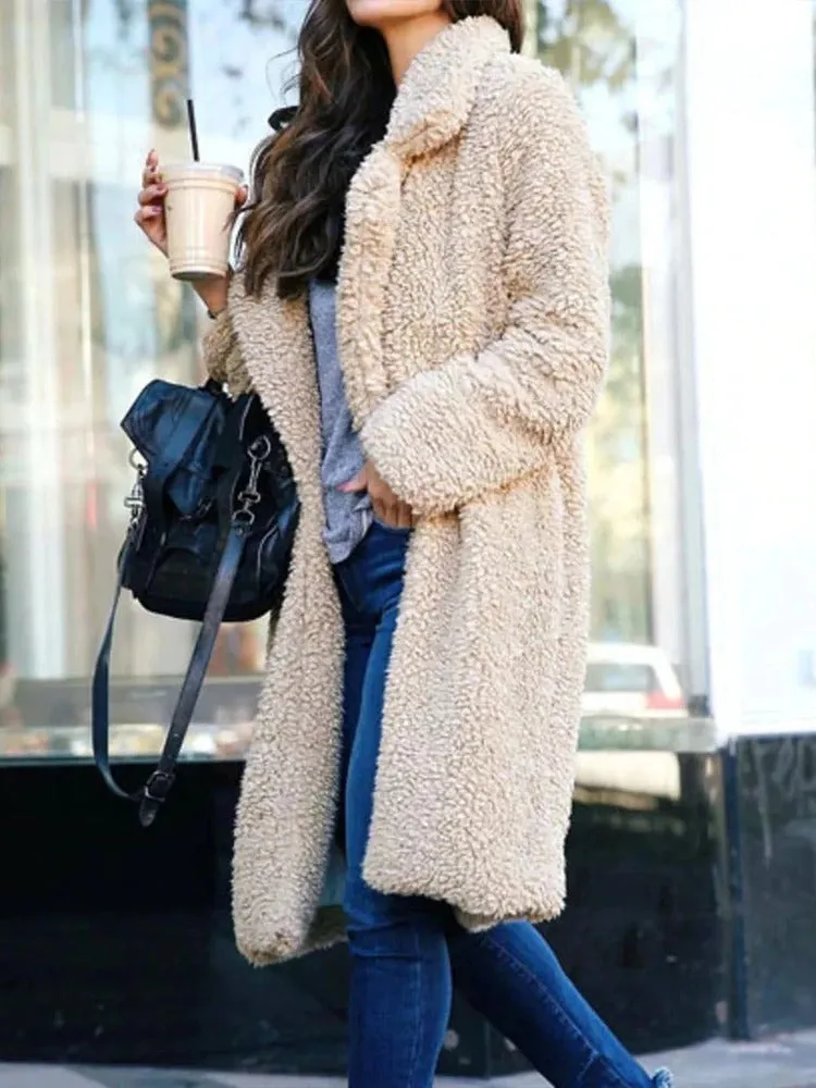 Long Sleeve Coat for Women | Trendy Design, Warm Fabric, Stylish Outerwear for Fall & Winter