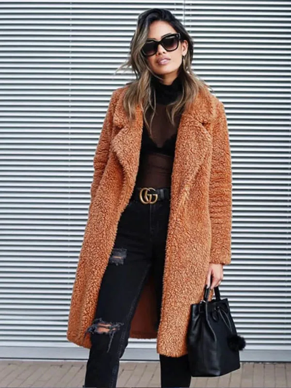 Long Sleeve Coat for Women | Trendy Design, Warm Fabric, Stylish Outerwear for Fall & Winter
