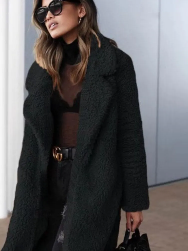 Long Sleeve Coat for Women | Trendy Design, Warm Fabric, Stylish Outerwear for Fall & Winter