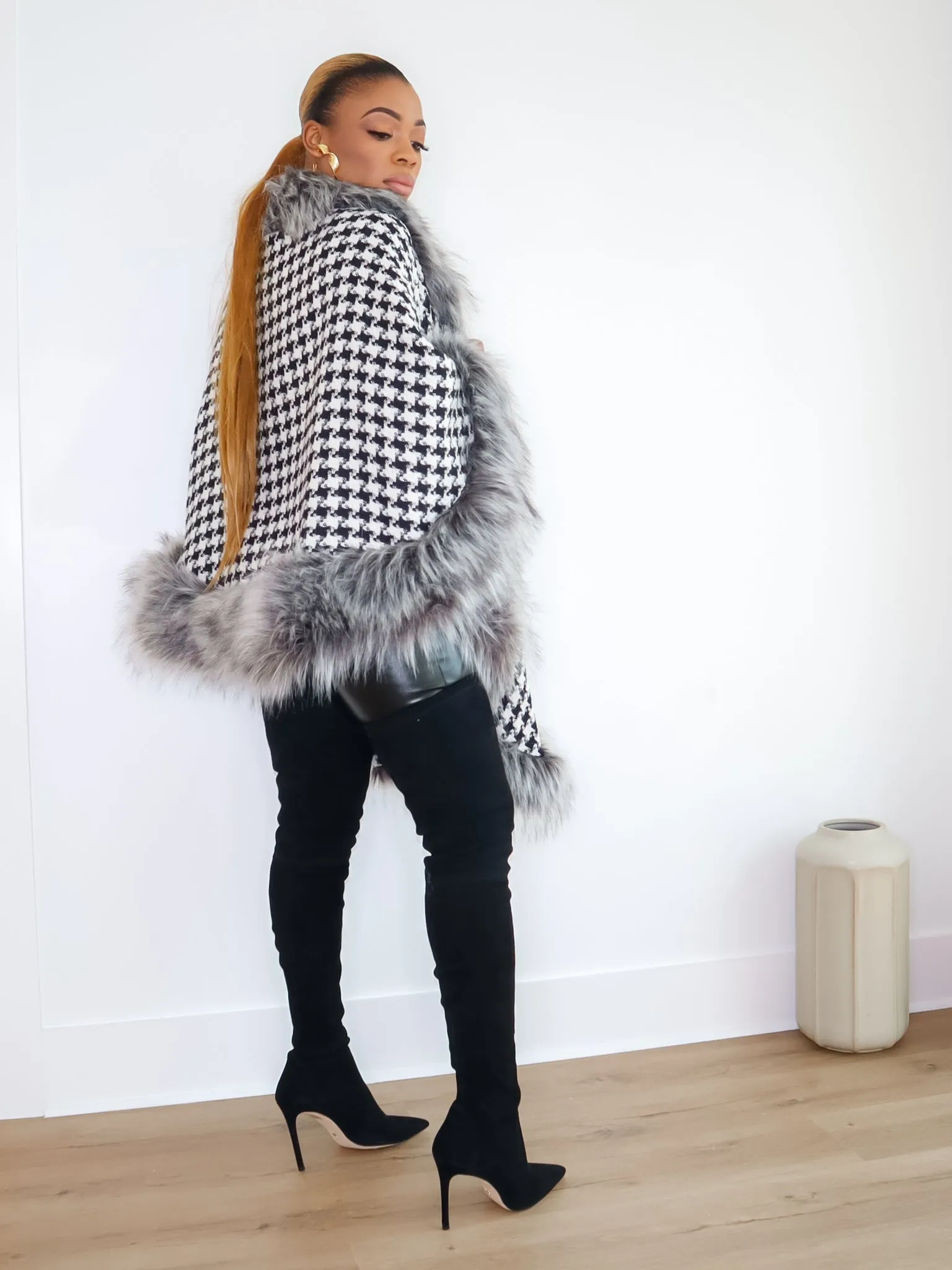 Loretta Faux Shawl