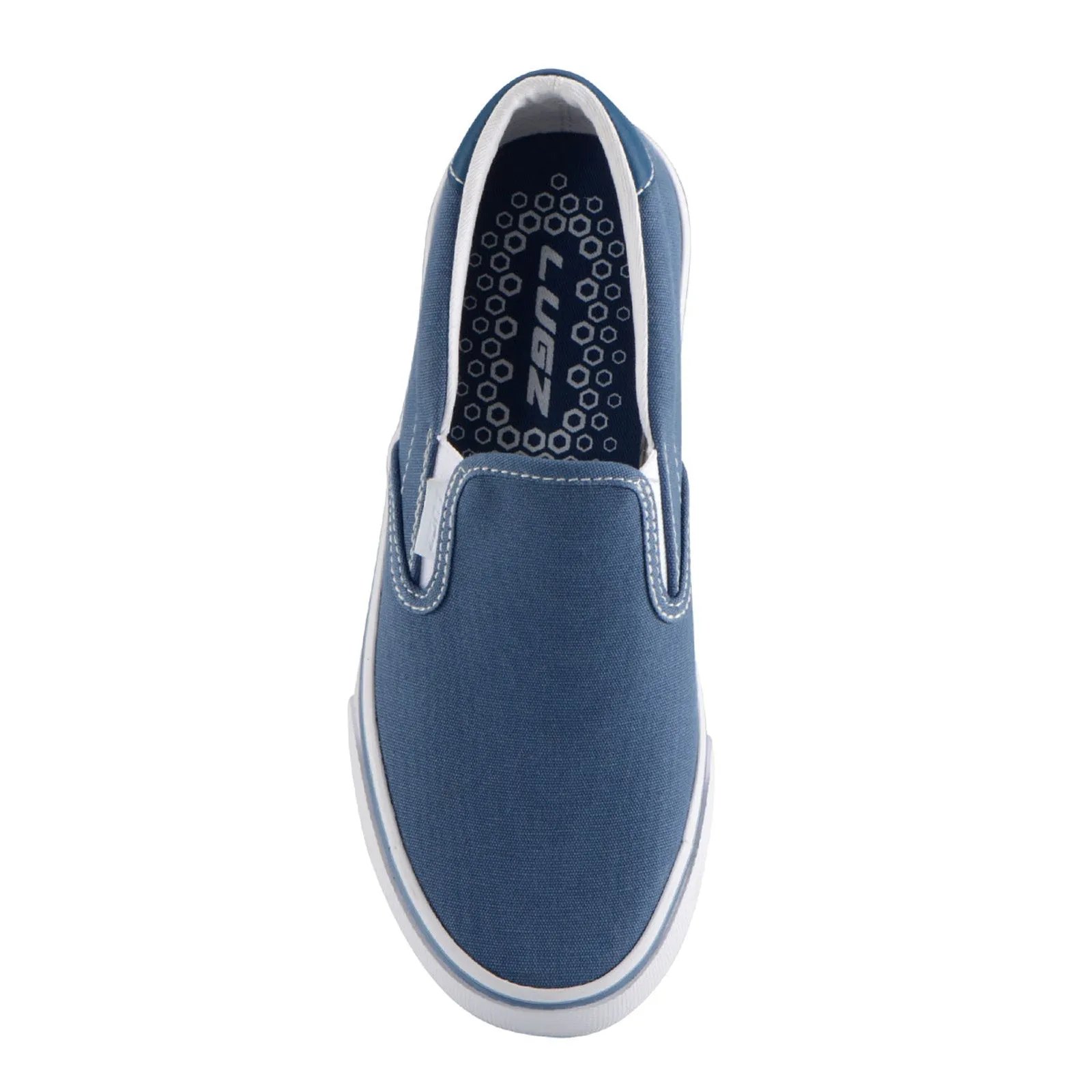 Lugz Bandit WBANDIC-4010 Womens Blue Canvas Lifestyle Sneakers Shoes