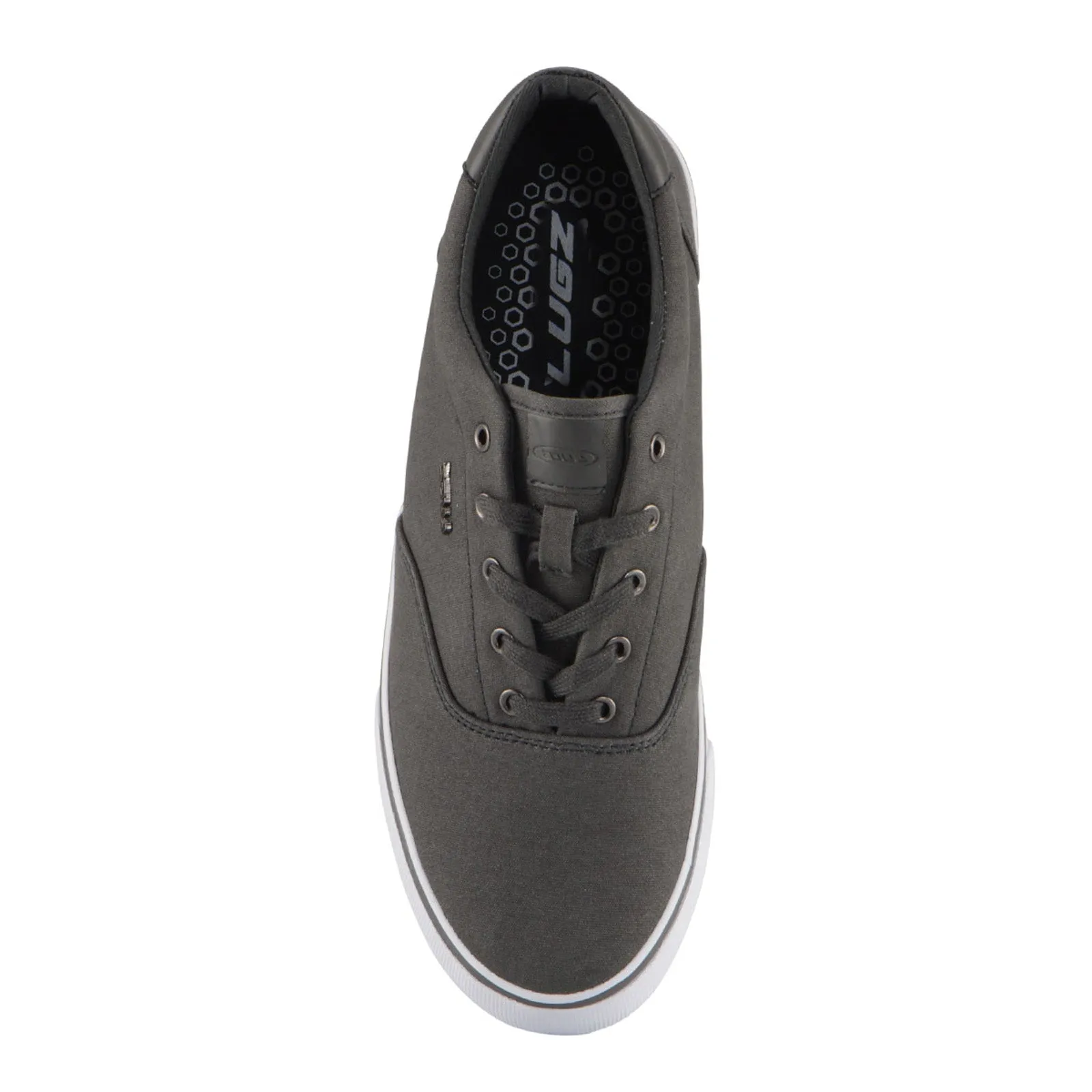 Lugz Flip MFLIPC-0257 Mens Gray Canvas Lace Up Lifestyle Sneakers Shoes