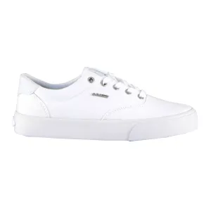 Lugz Flip WFLIPC-100 Womens White Canvas Lace Up Lifestyle Sneakers Shoes