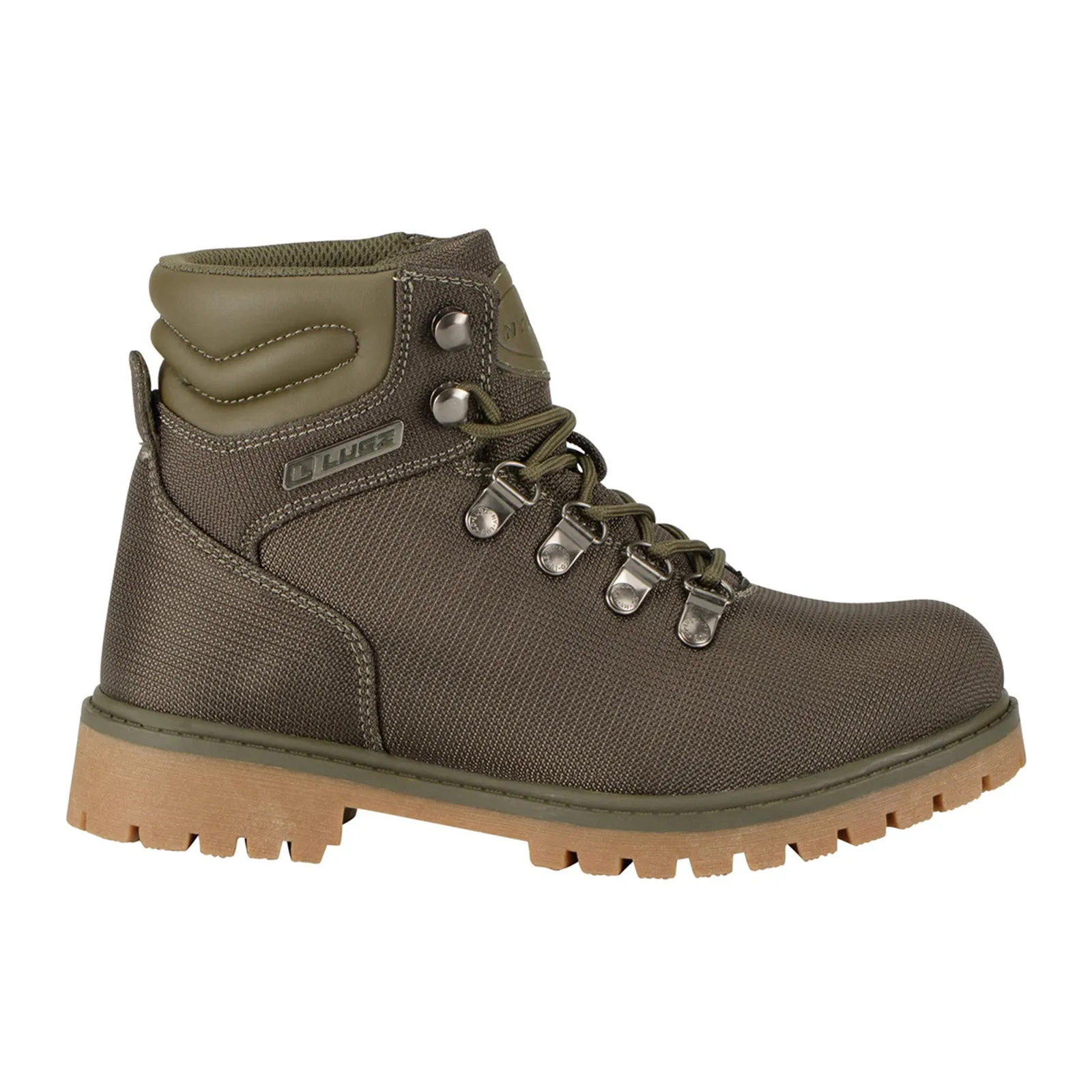 Lugz Grotto II WGROT2T-345 Womens Brown Nylon Lace Up Casual Dress Boots