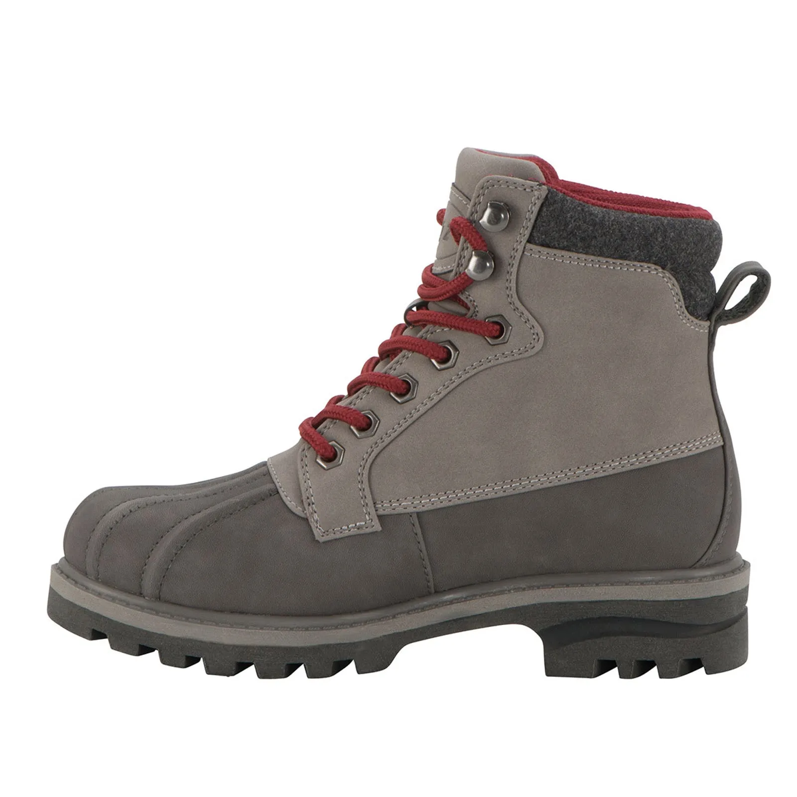 Lugz Mallard WMALLV-0399 Womens Gray Synthetic Lace Up Casual Dress Boots