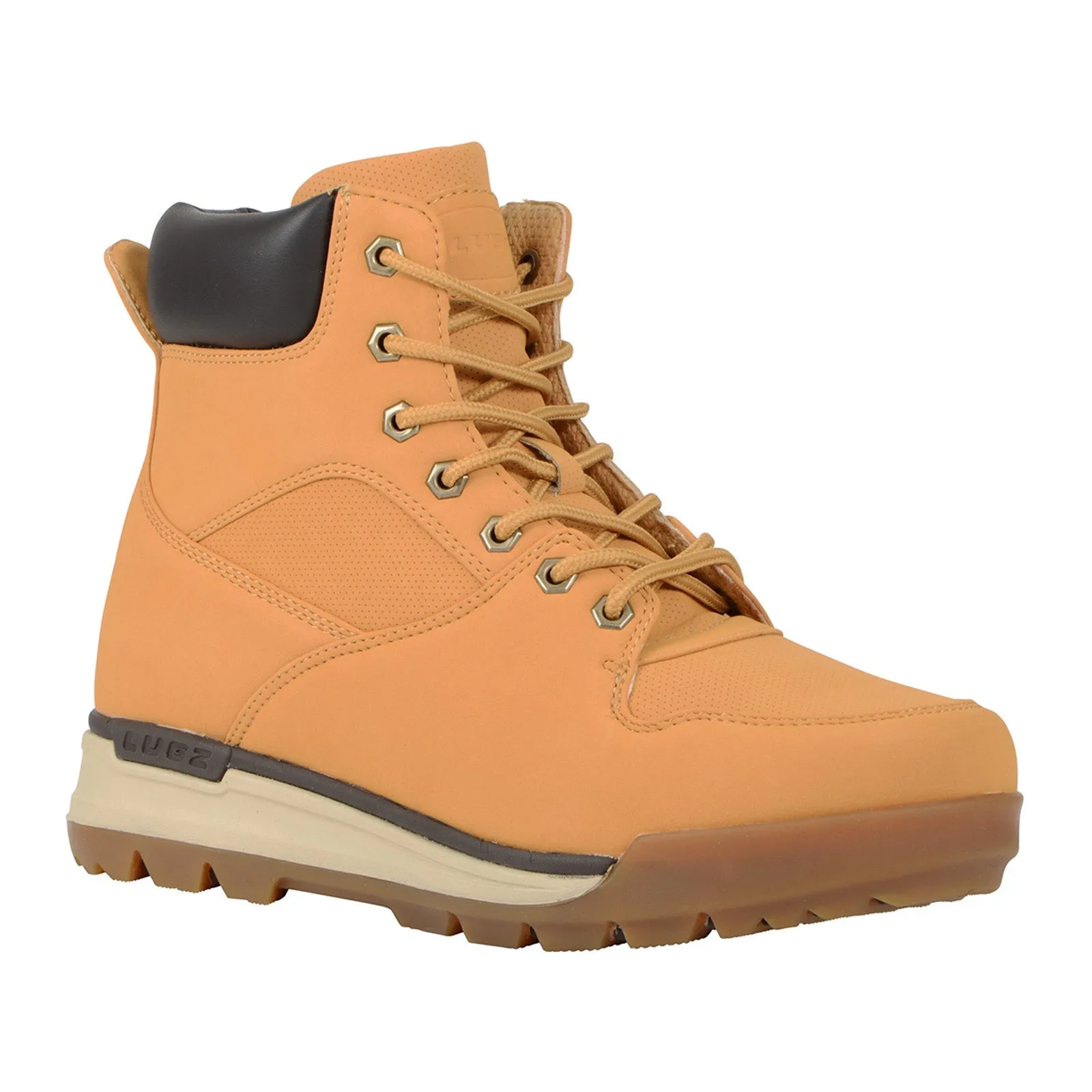 Lugz Sentry MSENTD-747 Mens Brown Nubuck Lace Up Casual Dress Boots