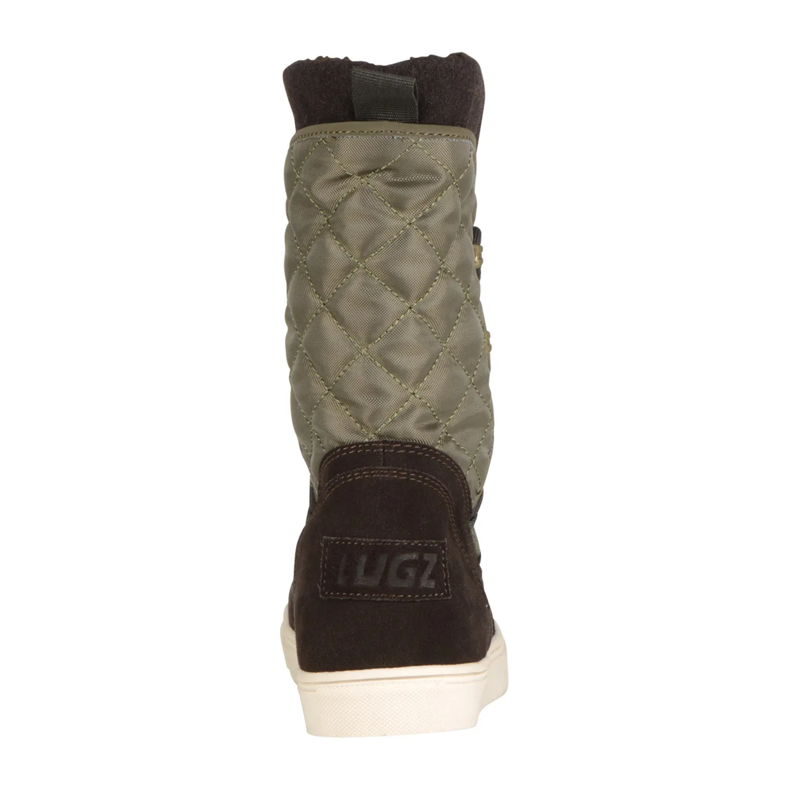 Lugz Thora WTHORAS-2110 Womens Brown Suede Lace Up Casual Dress Boots