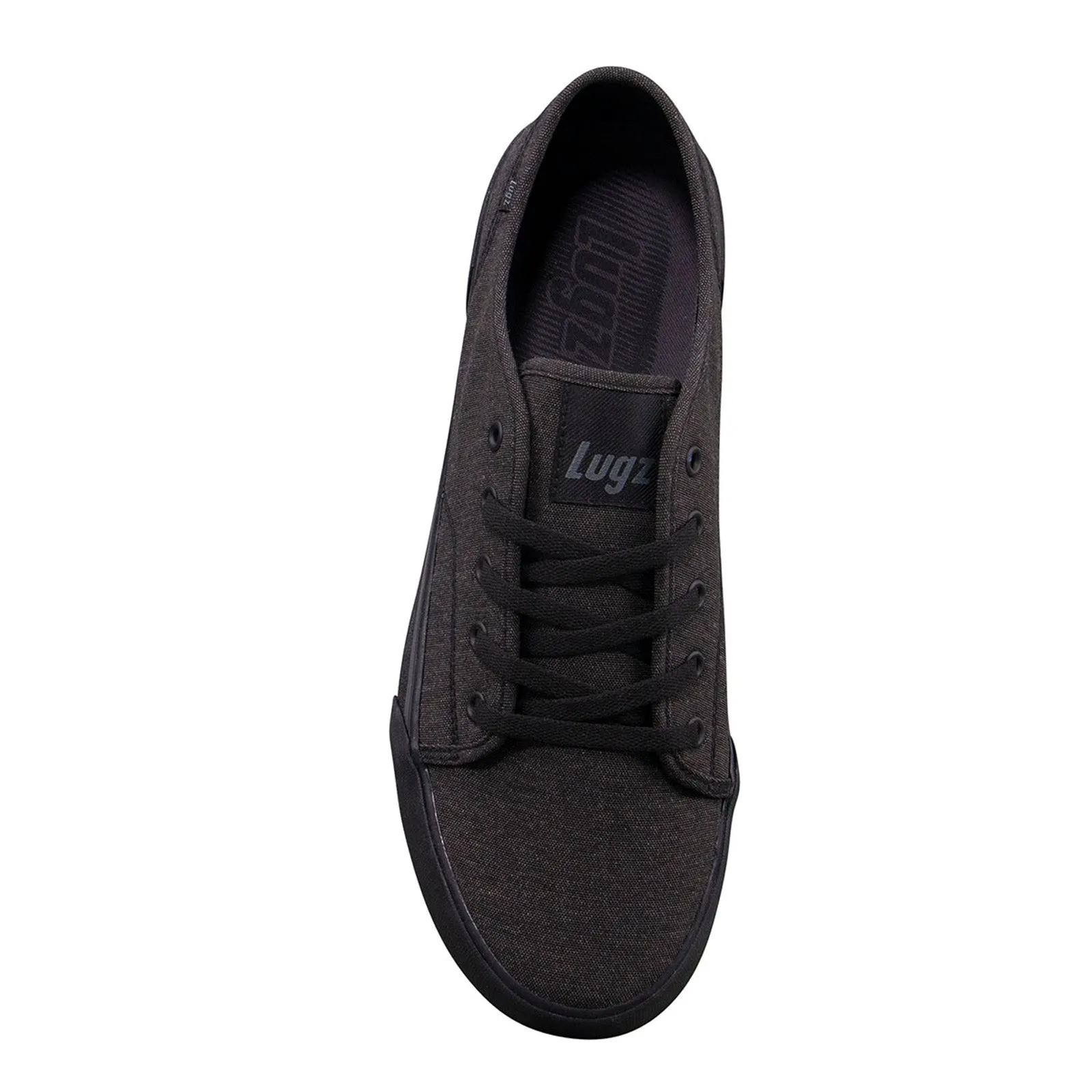 Lugz Trax MTRAXT-0055 Mens Black Canvas Lace Up Lifestyle Sneakers Shoes